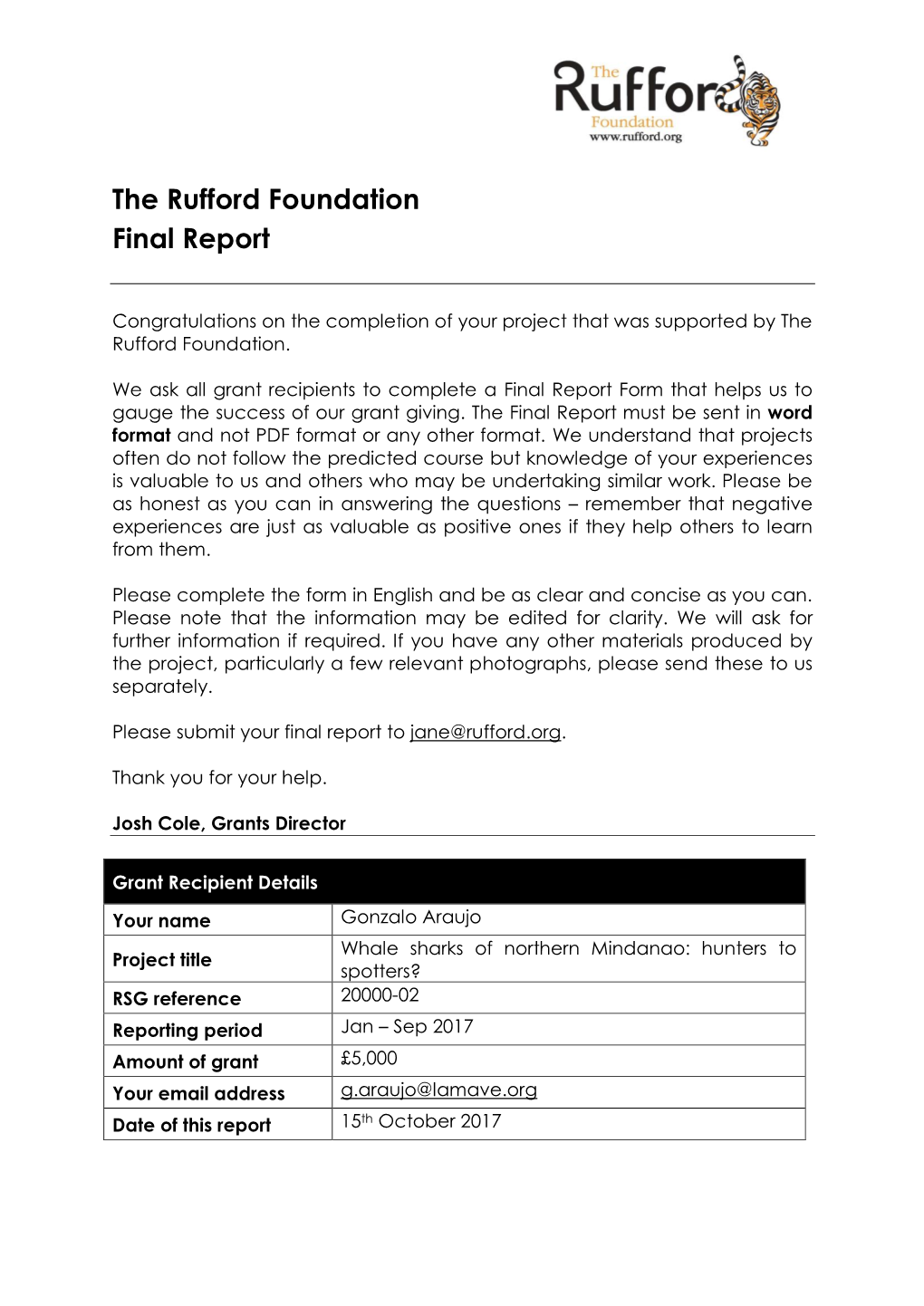 Final Report