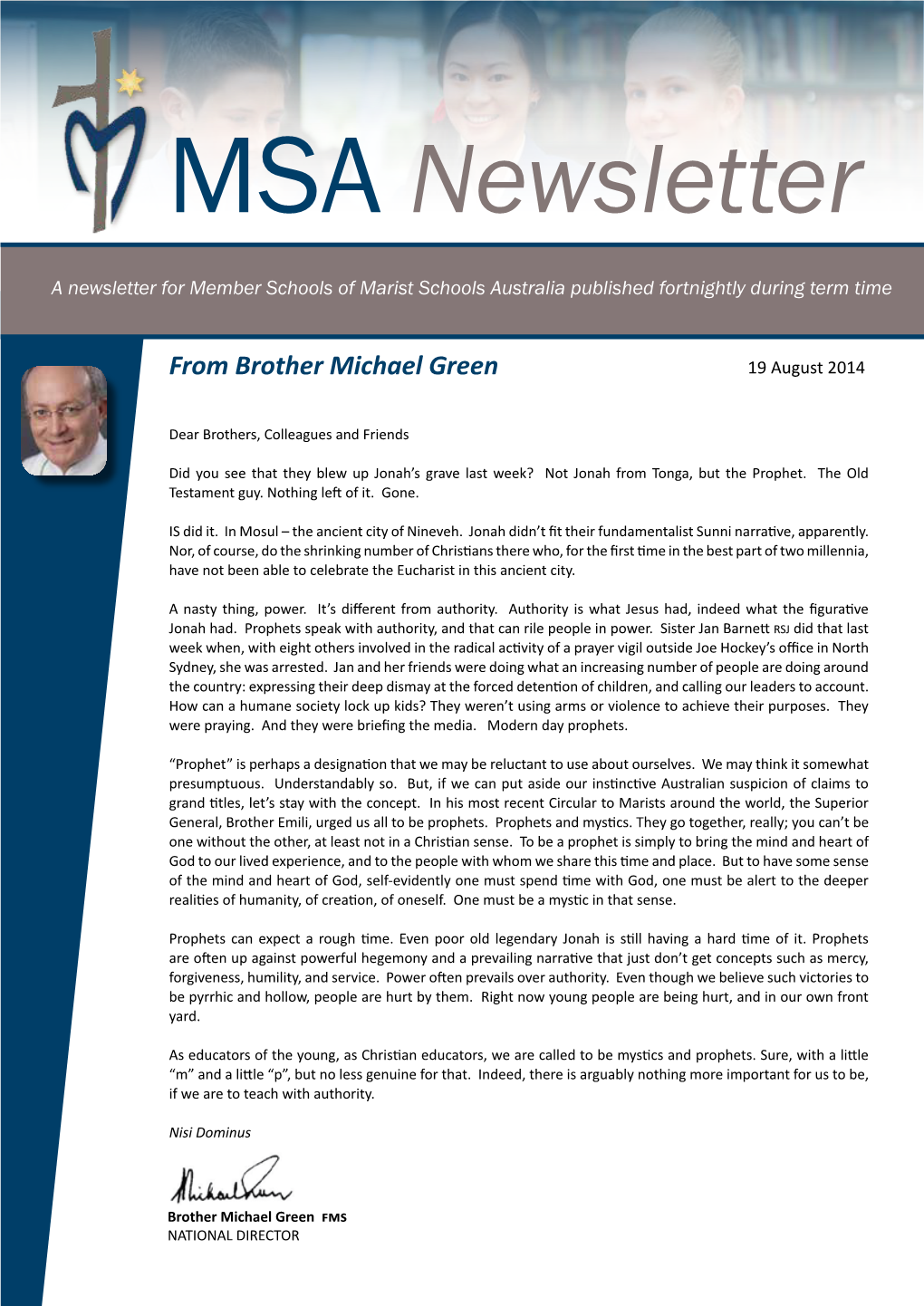 MSA Newsletter