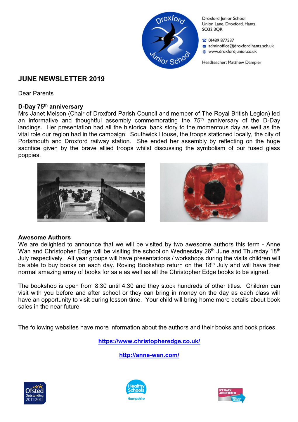 June Newsletter 2019