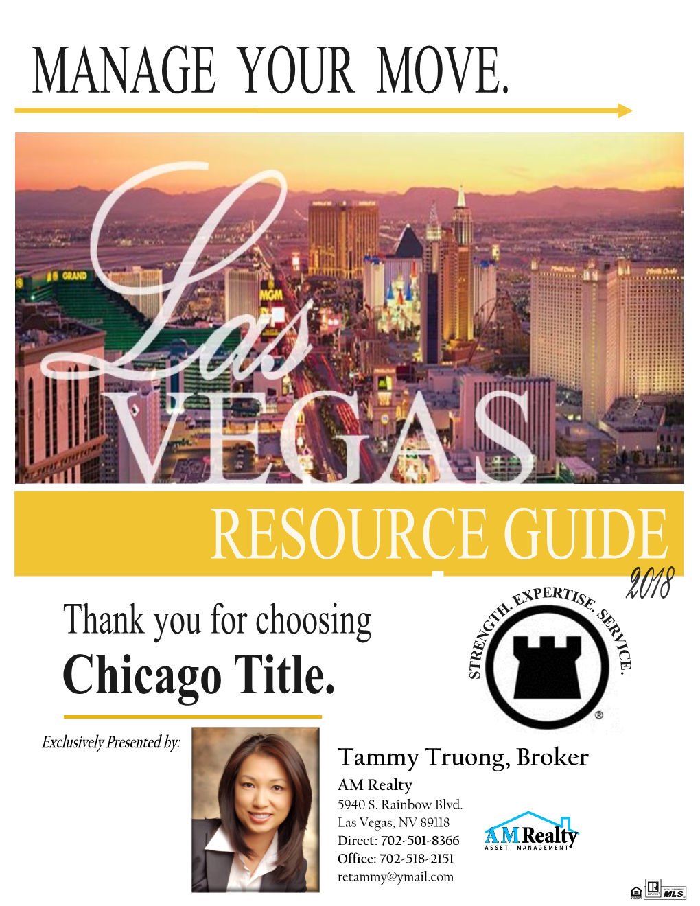 Tammy Truong, Broker AM Realty 5940 S