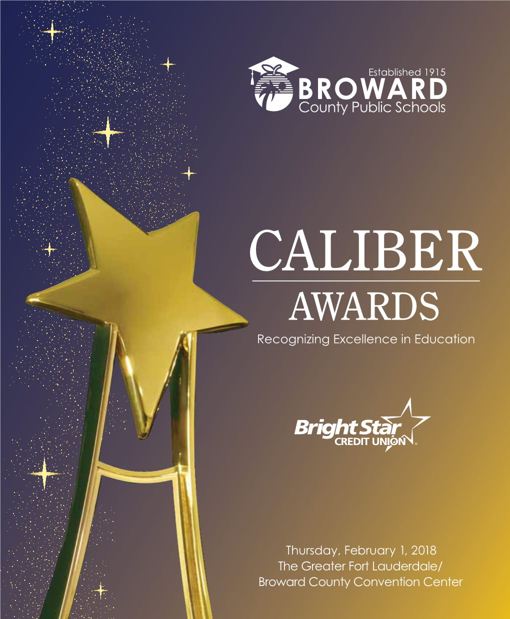 2018 Caliber Awards Program.Indd