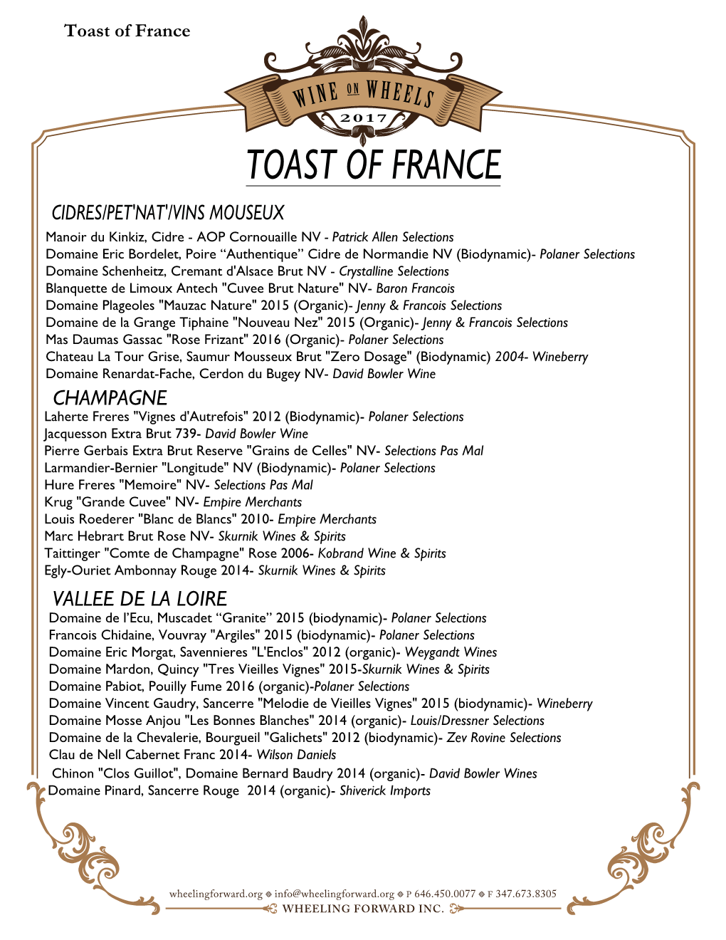 Toast of France