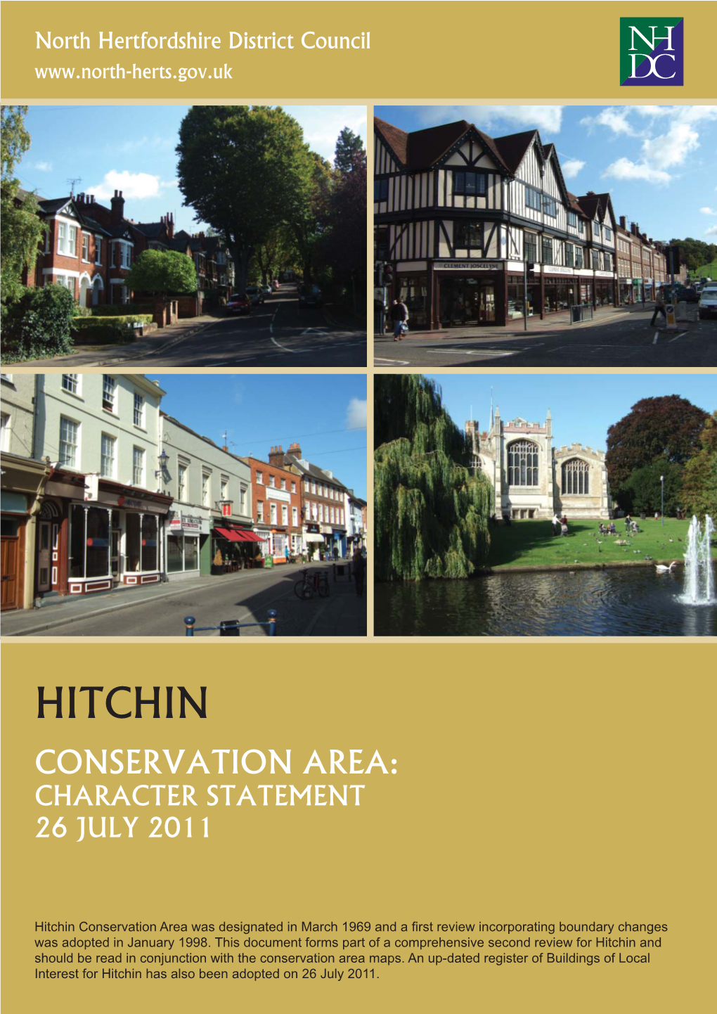 Hitchin Conservation Area Character Statement