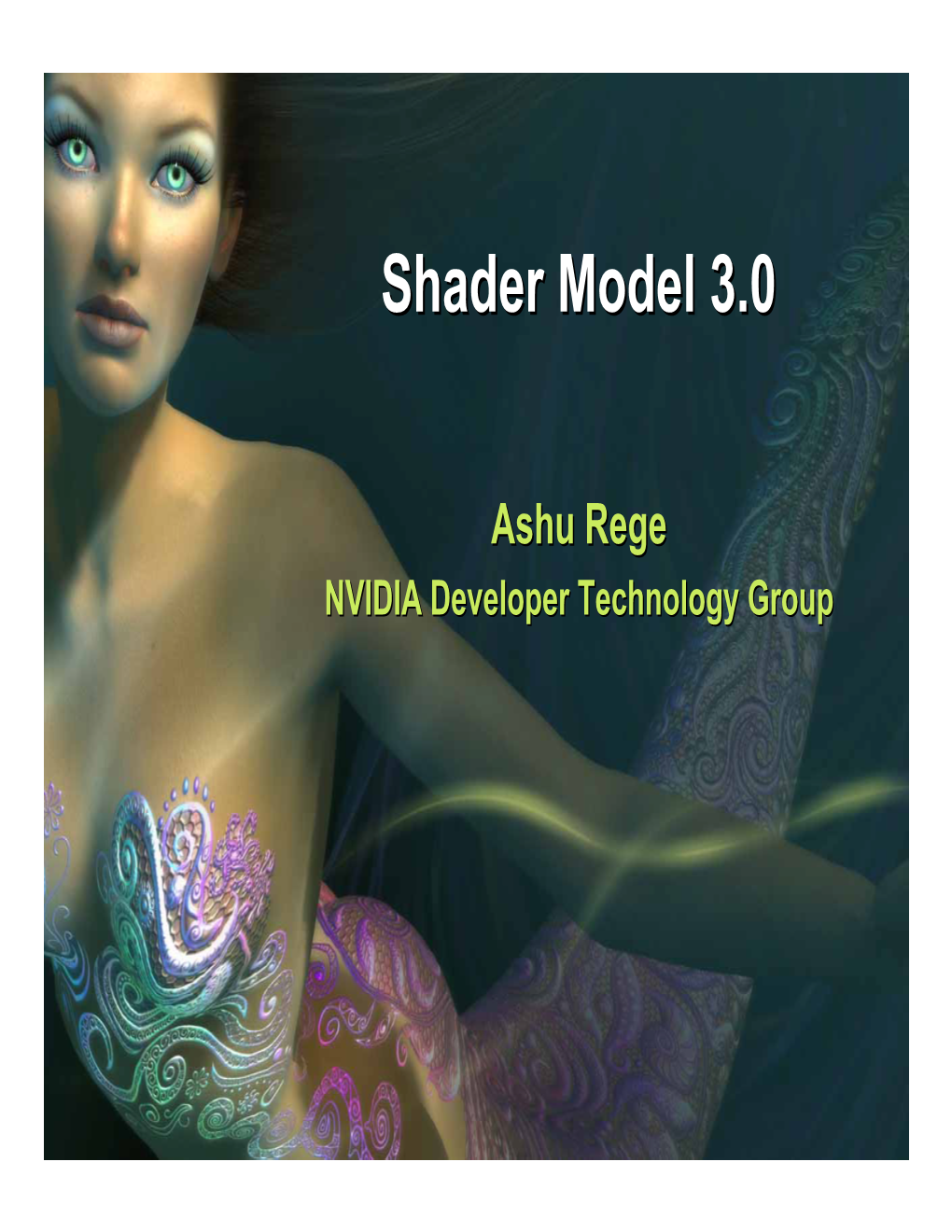 Shader Modelmodel 3.03.0