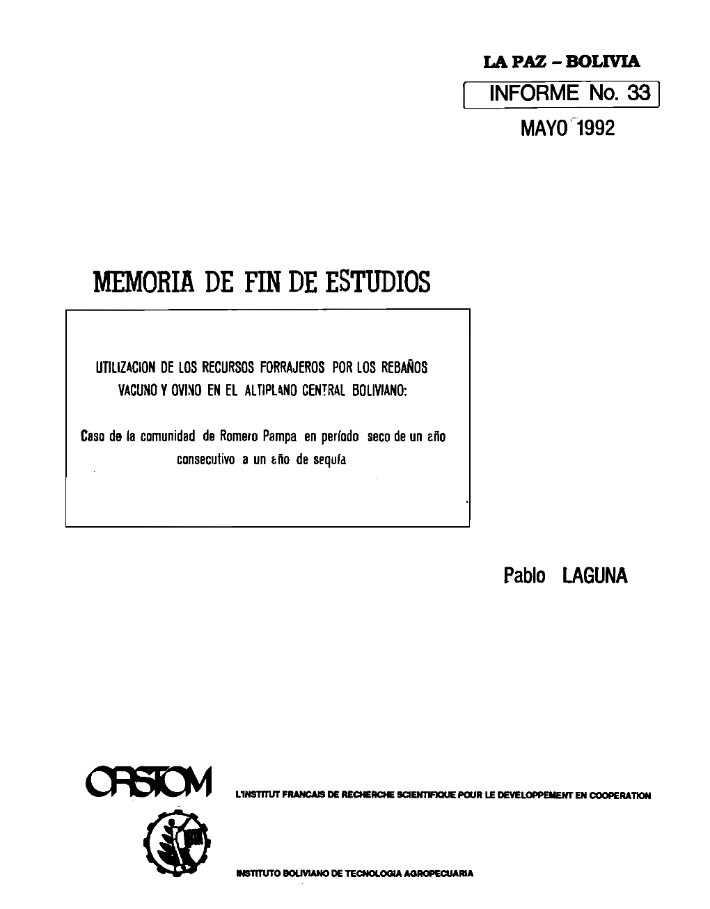 Utilizacion De Los Recursos Forrajeros Por Los Rebanos Vacuno Y Ovino