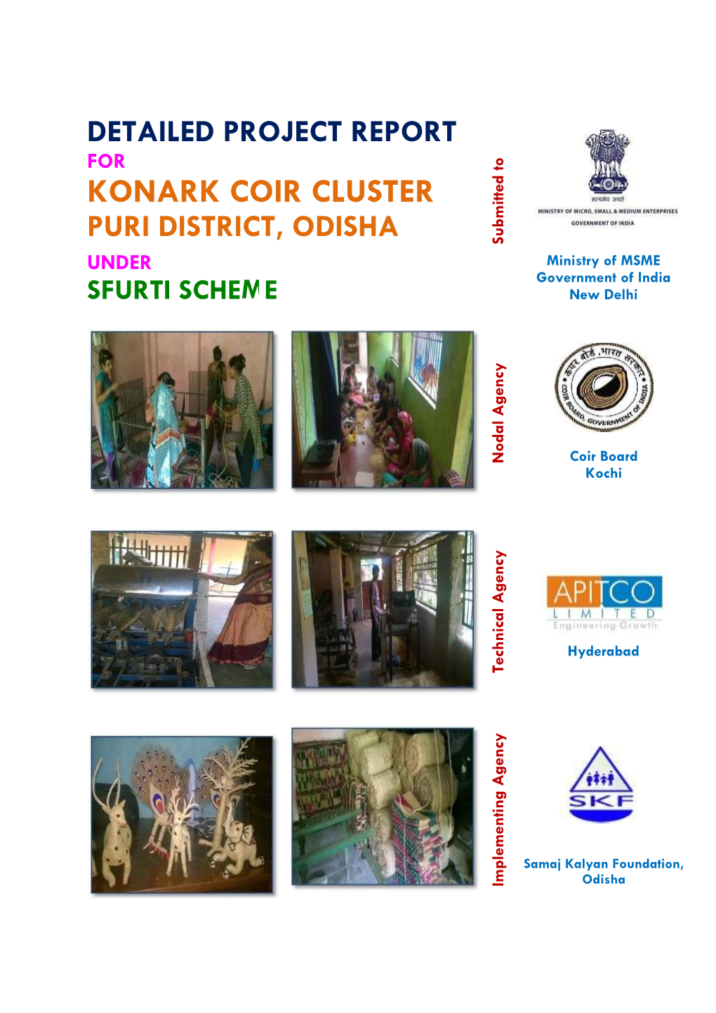 Detailed Project Report for Konark Coir Cluster