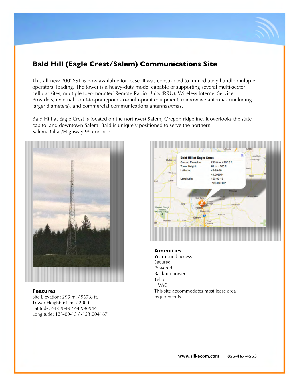 Eagle Crest/Salem) Communications Site