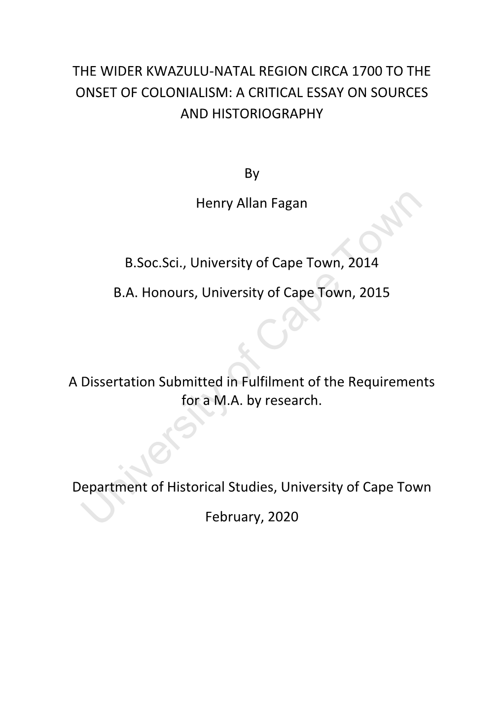 Thesis Hum 2020 Fagan Henry Allan.Pdf