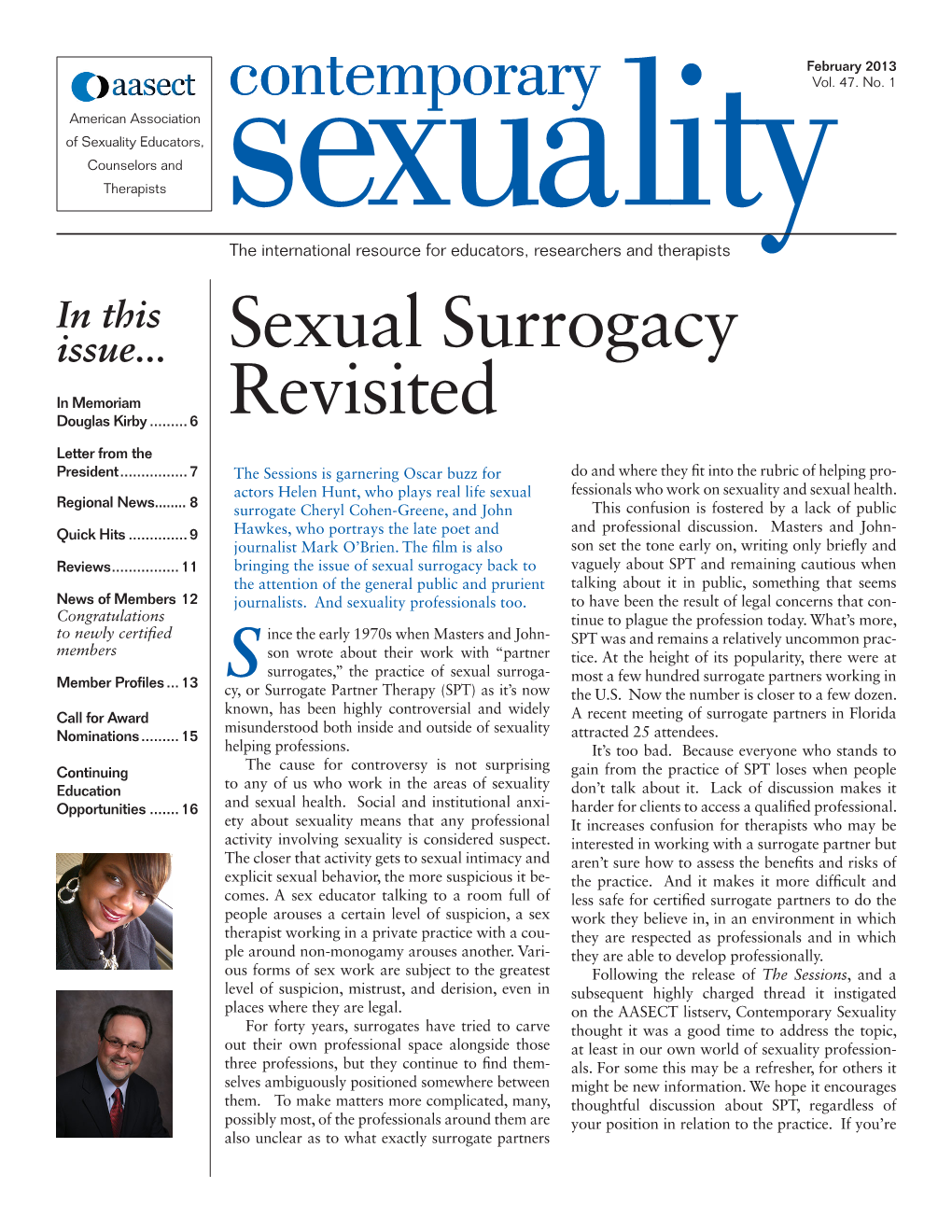Sexual Surrogacy Revisited