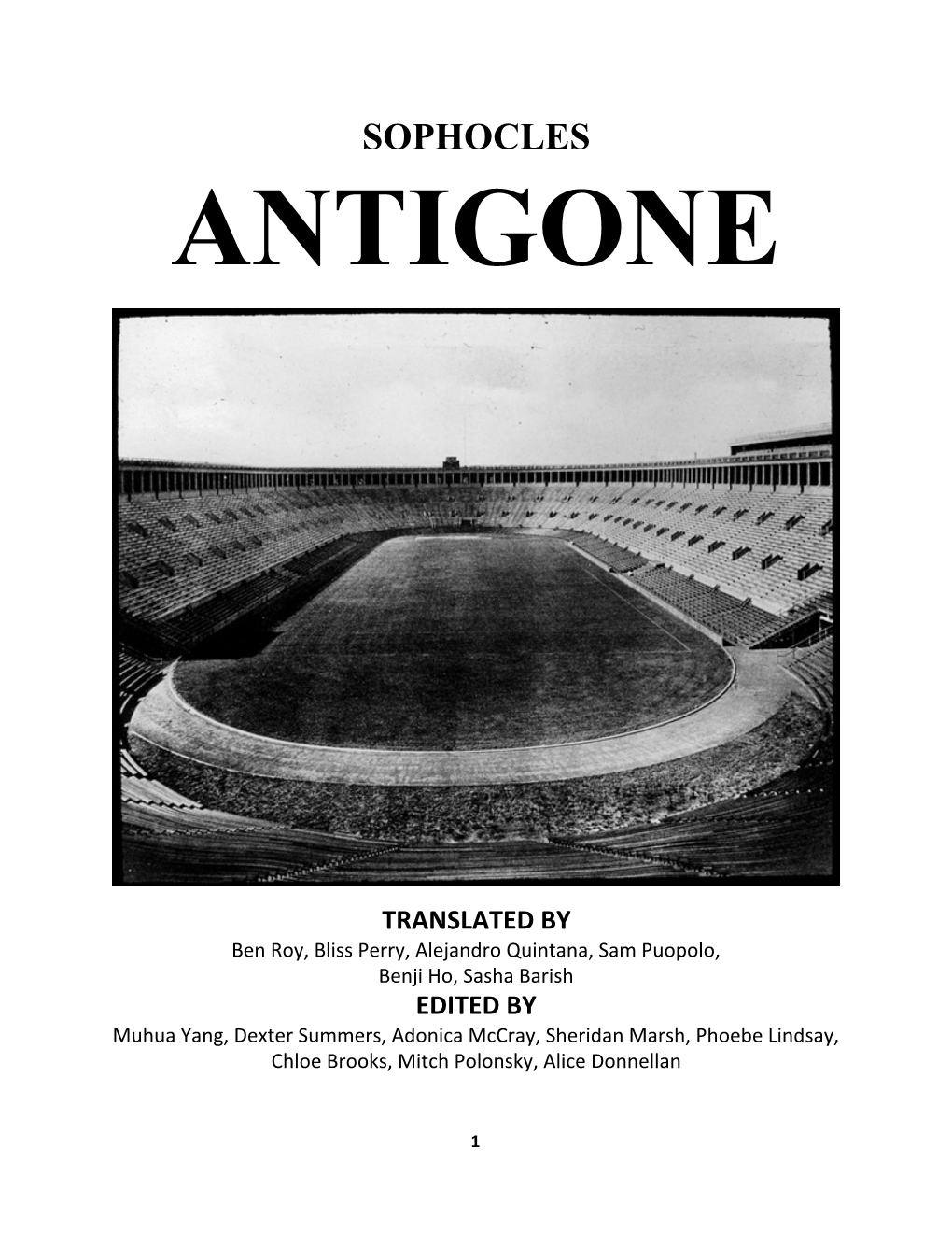 Sophocles' Antigone