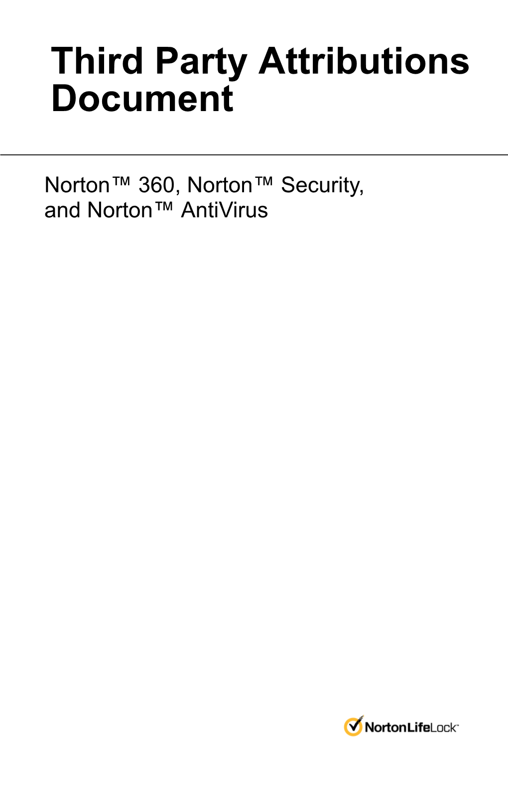 Norton 360, Norton Security and Norton Antivirus