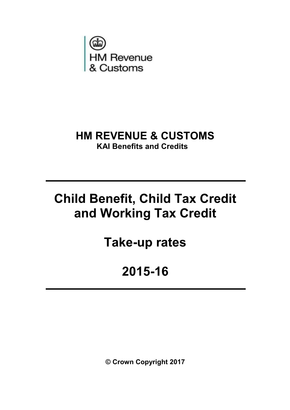 Child Tax Credit and Working Tax Credit