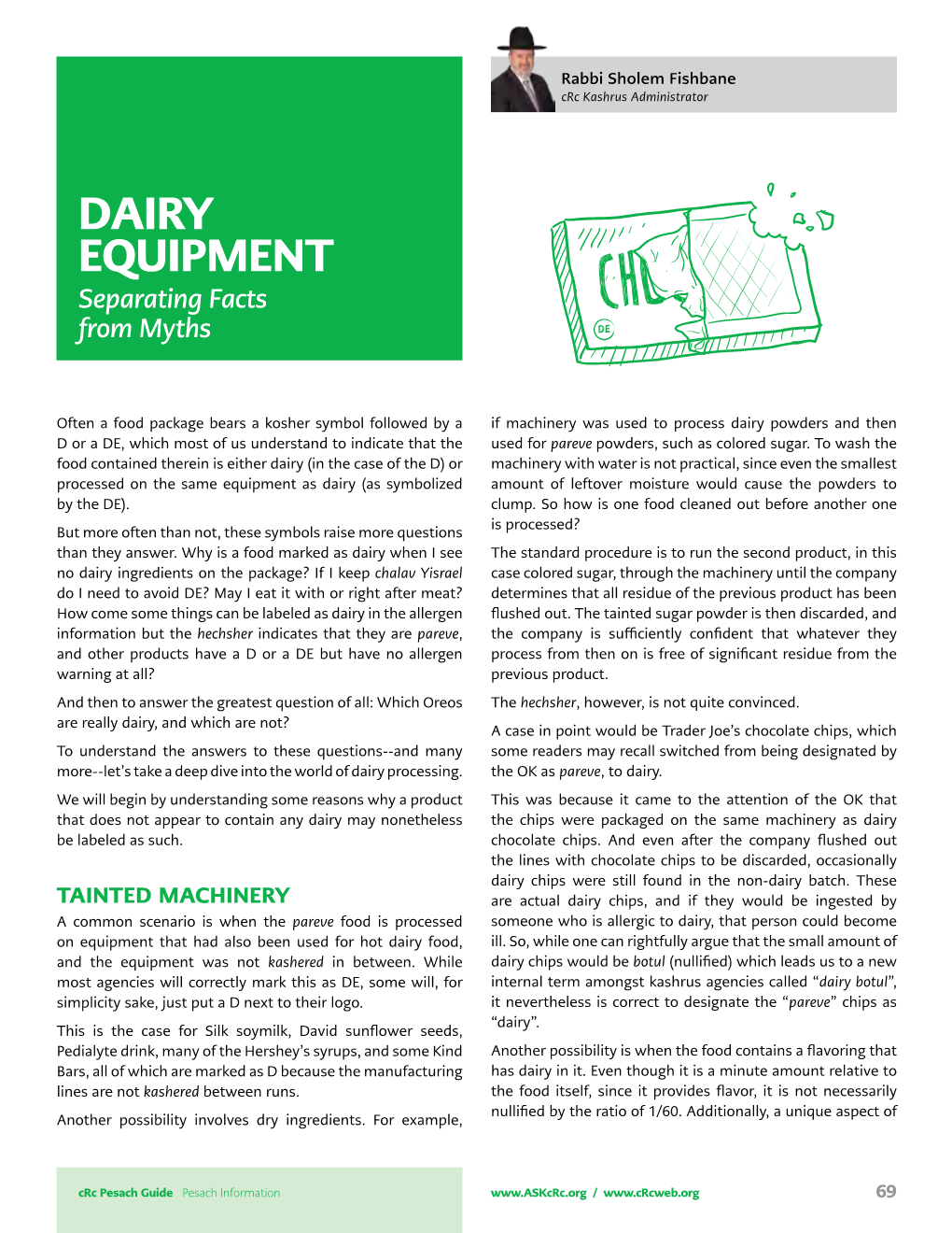 DAIRY EQUIPMENT Separating Facts from Myths