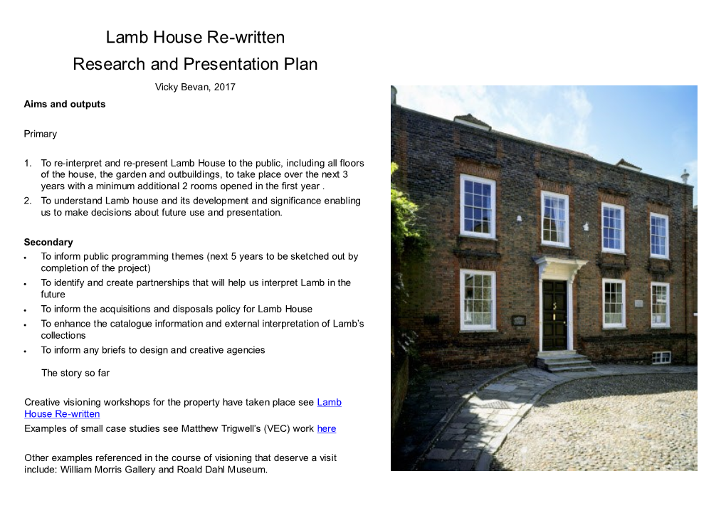 Henry James on Lamb House