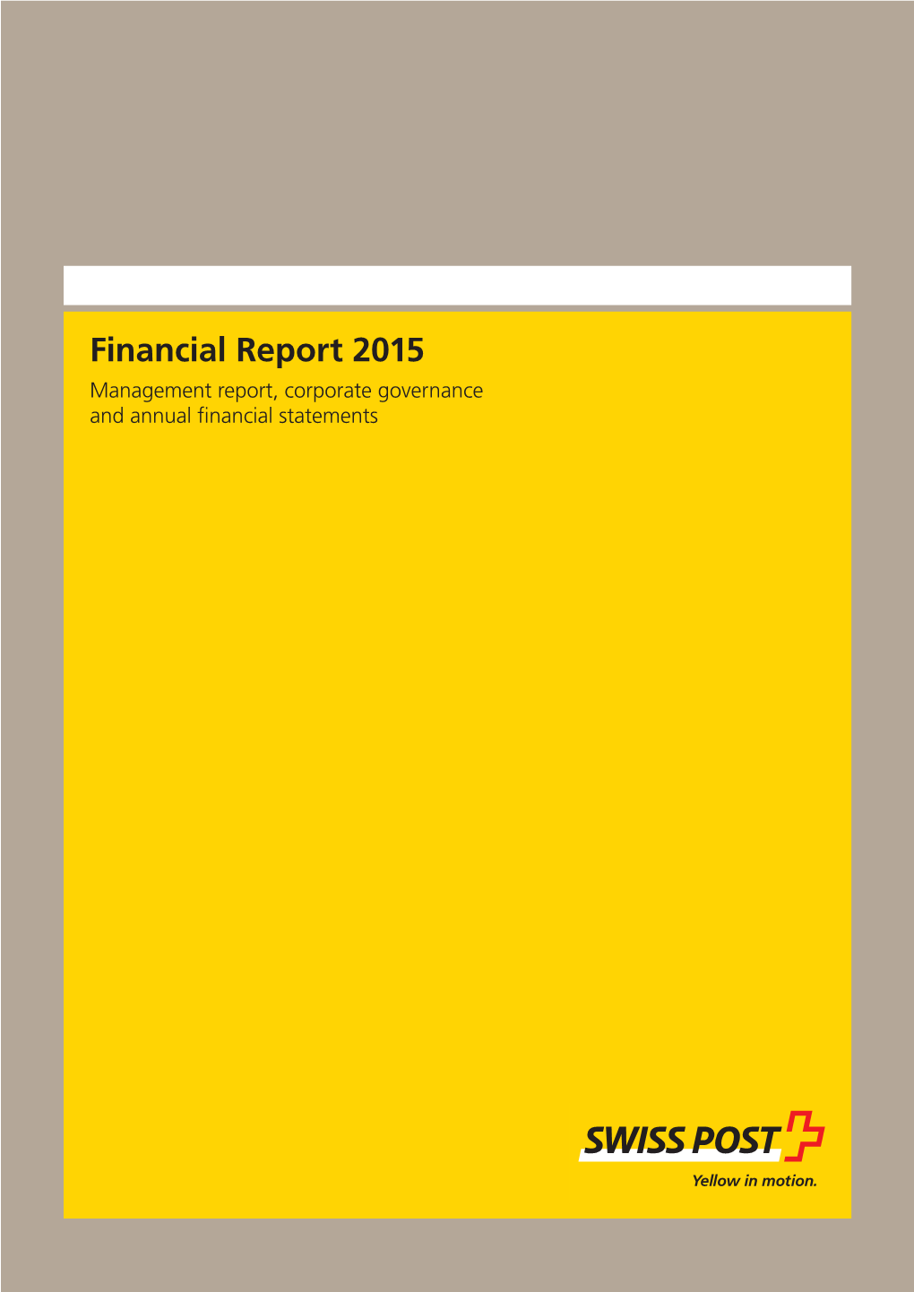 Swiss Post Financial Report