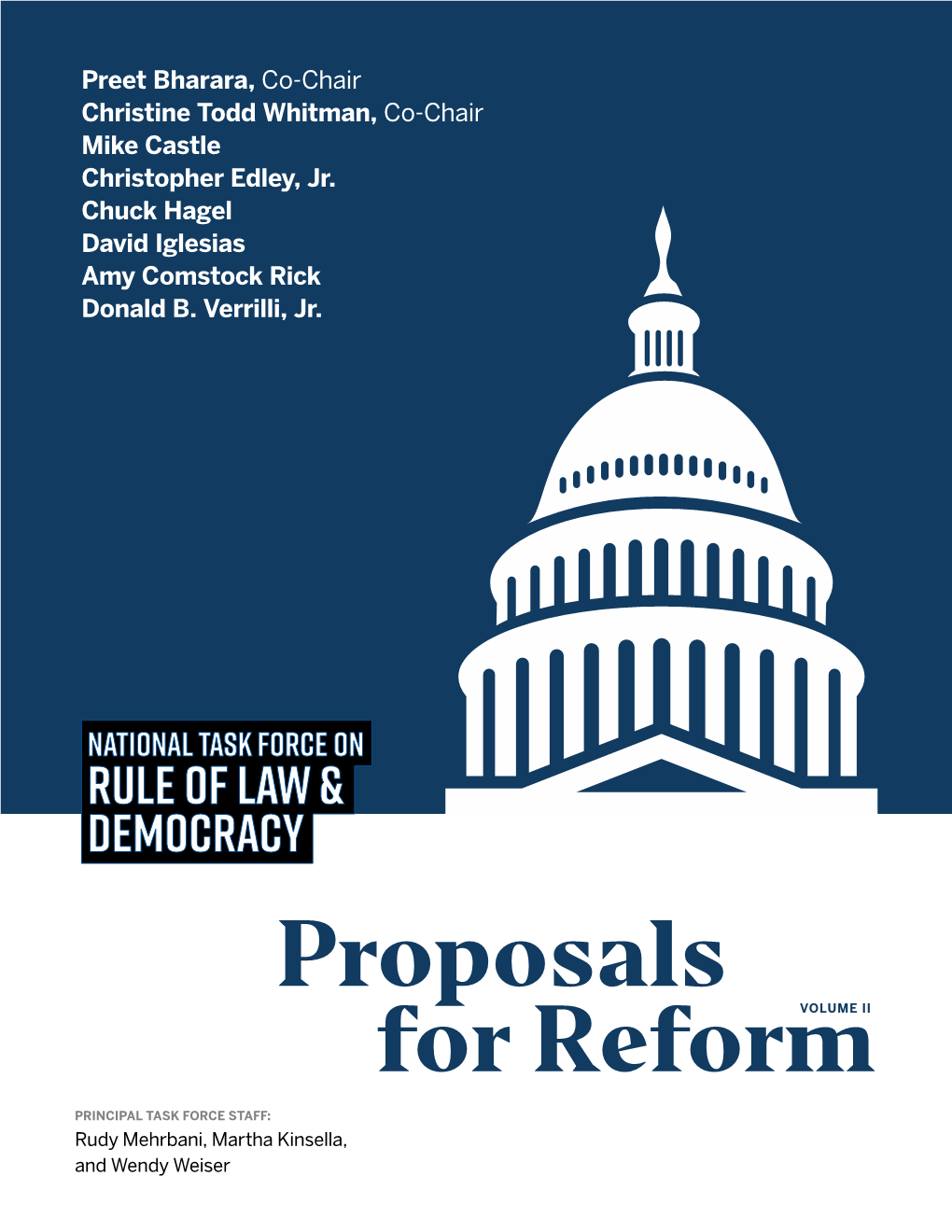 Proposals for Reform Vol