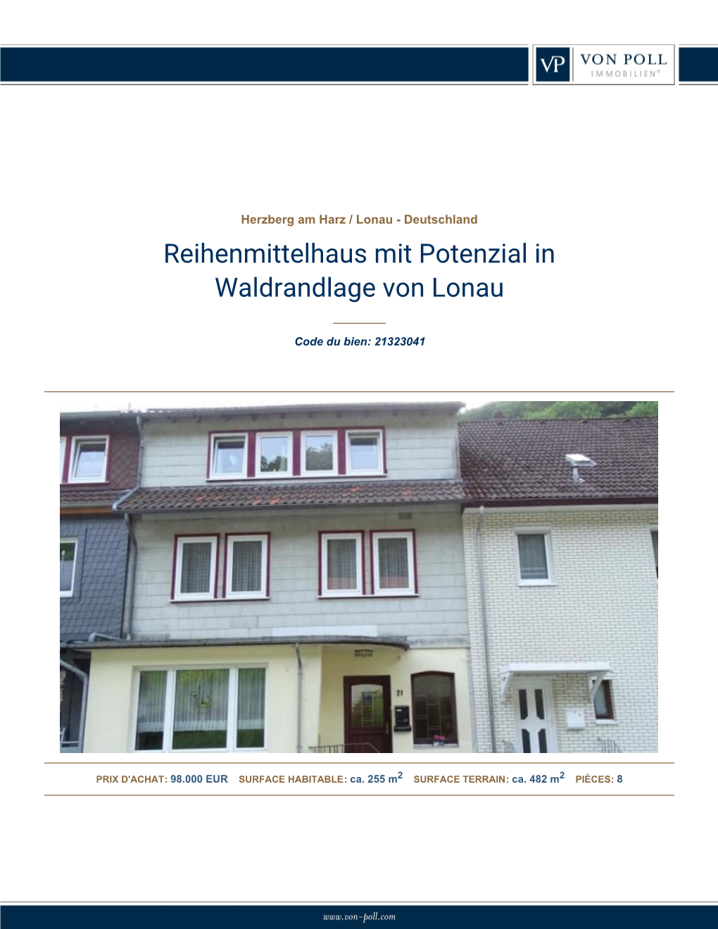 Reihenmittelhaus Mit Potenzial Inwaldrandlage Von Lonau