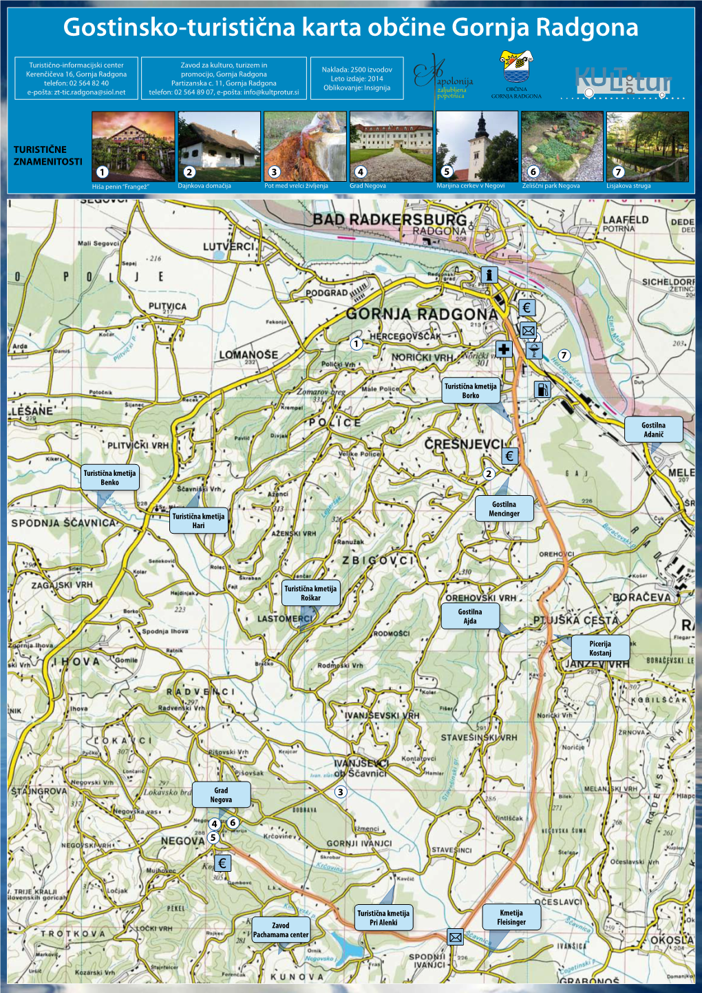 Gostinsko-Turistična Karta Občine Gornja Radgona