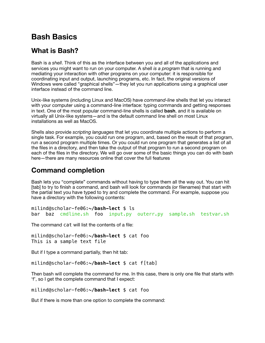 Bash Basics What Is Bash?