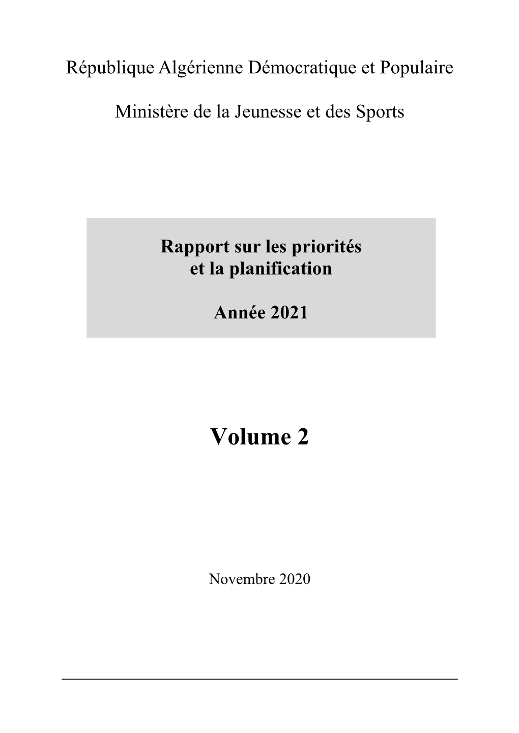 RPP Ministère De La Jeunesse Et Des Sports