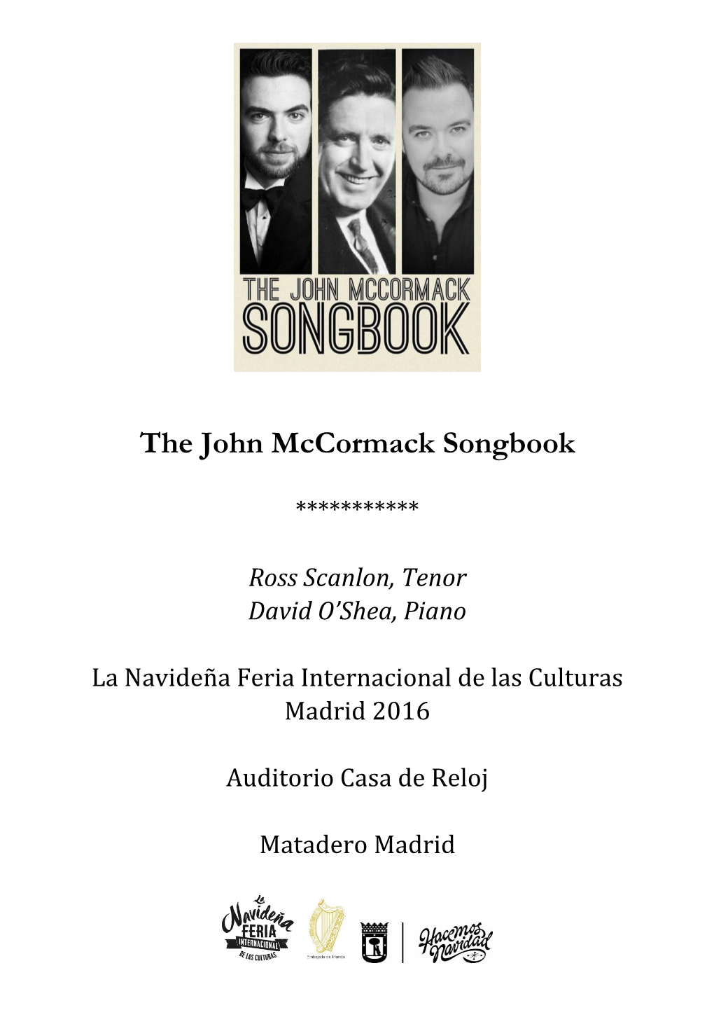 The John Mccormack Songbook