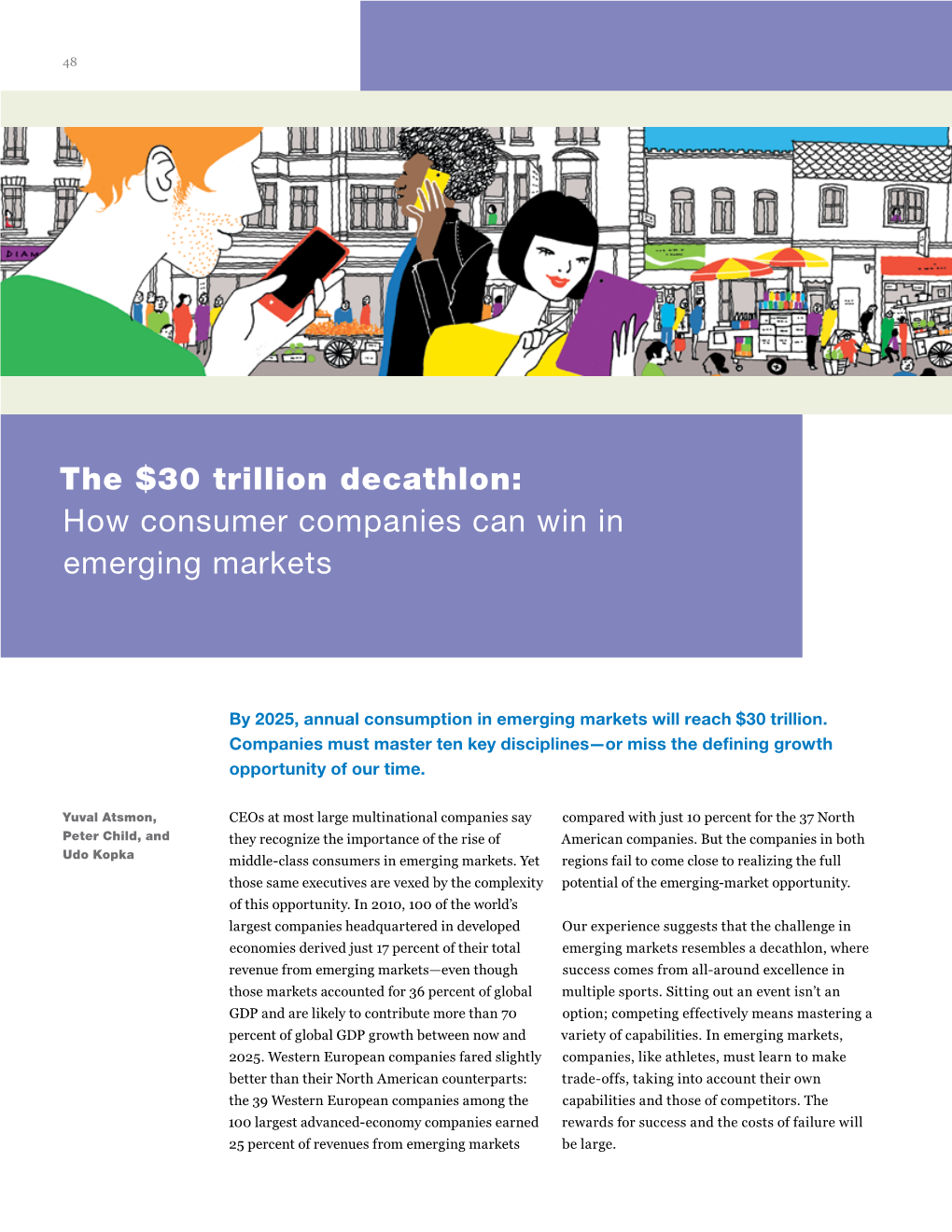 The $30 Trillion Decathlon: How Consumer Companies Can Win in Emerging Markets