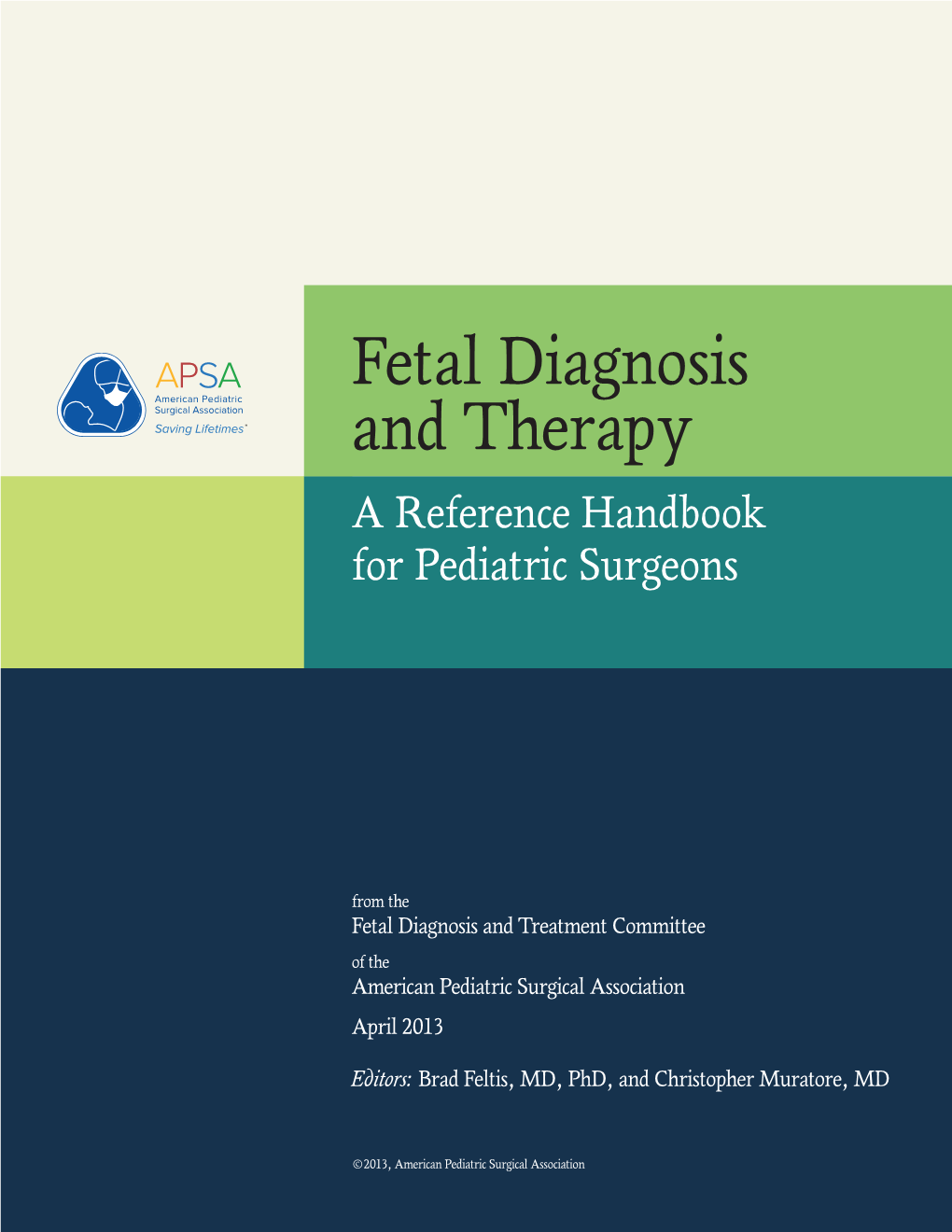 Handbook of Fetal Diagnosis and Therapy with Table of Contents FNL
