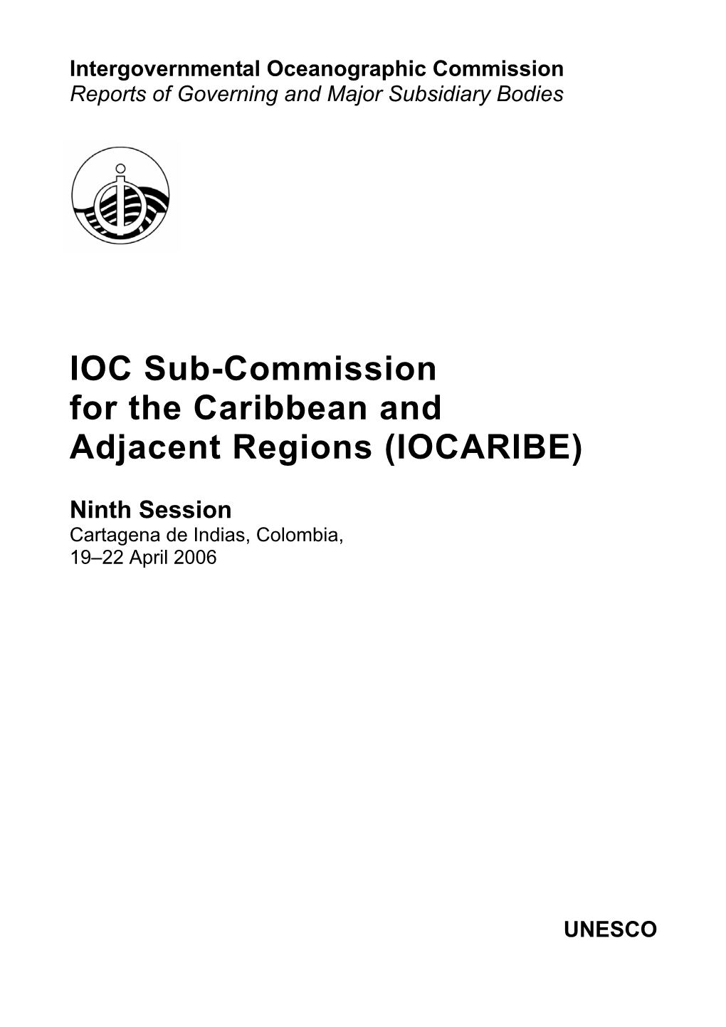 IOC Sub-Commission for the Caribbean and Adjacent Regions (IOCARIBE)