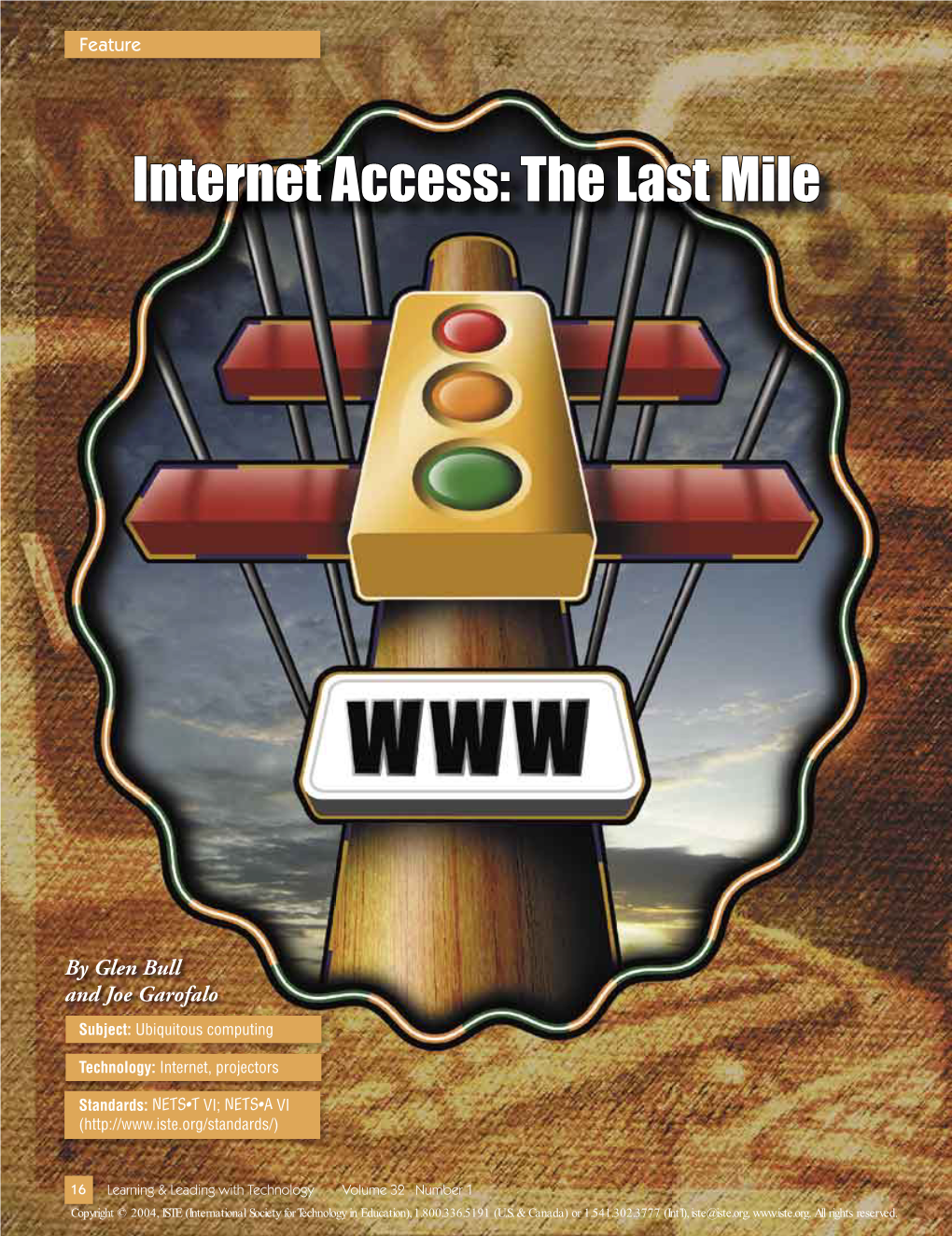 Internet Access: the Last Mile