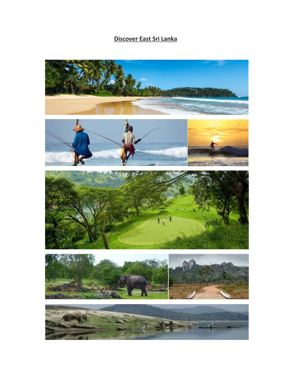 Discover East Sri Lanka