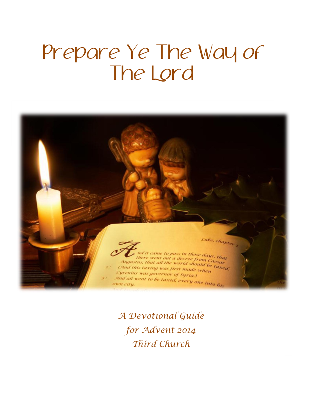 Prepare Ye the Way of the Lord
