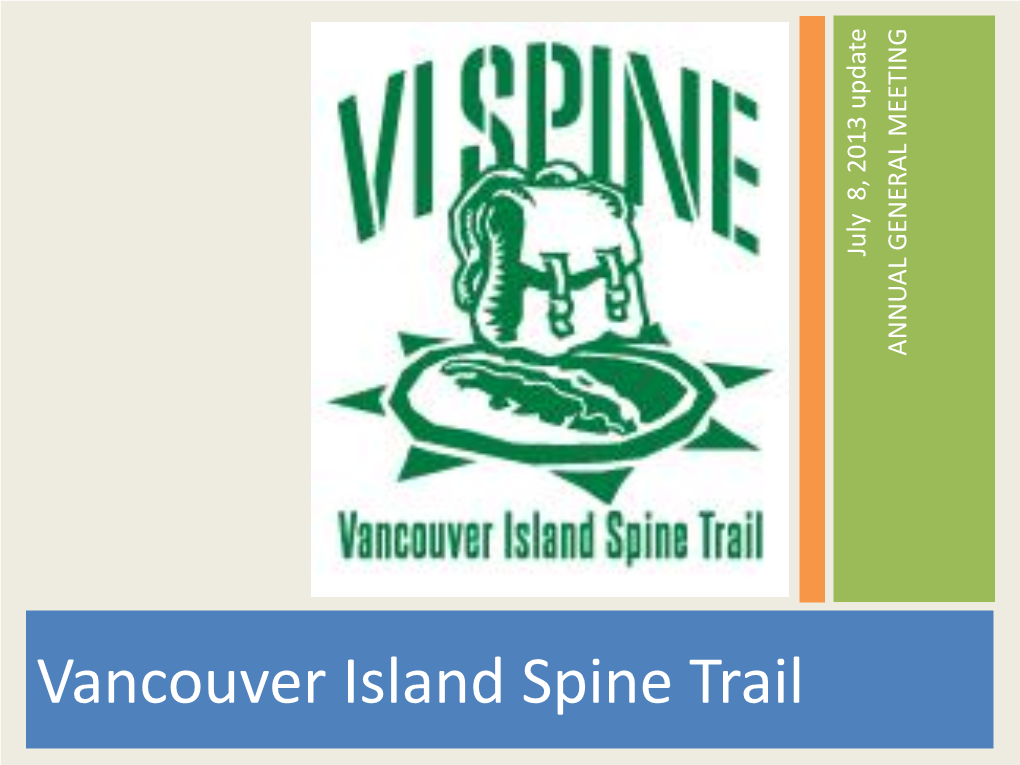 Vancouver Island Spine Trail