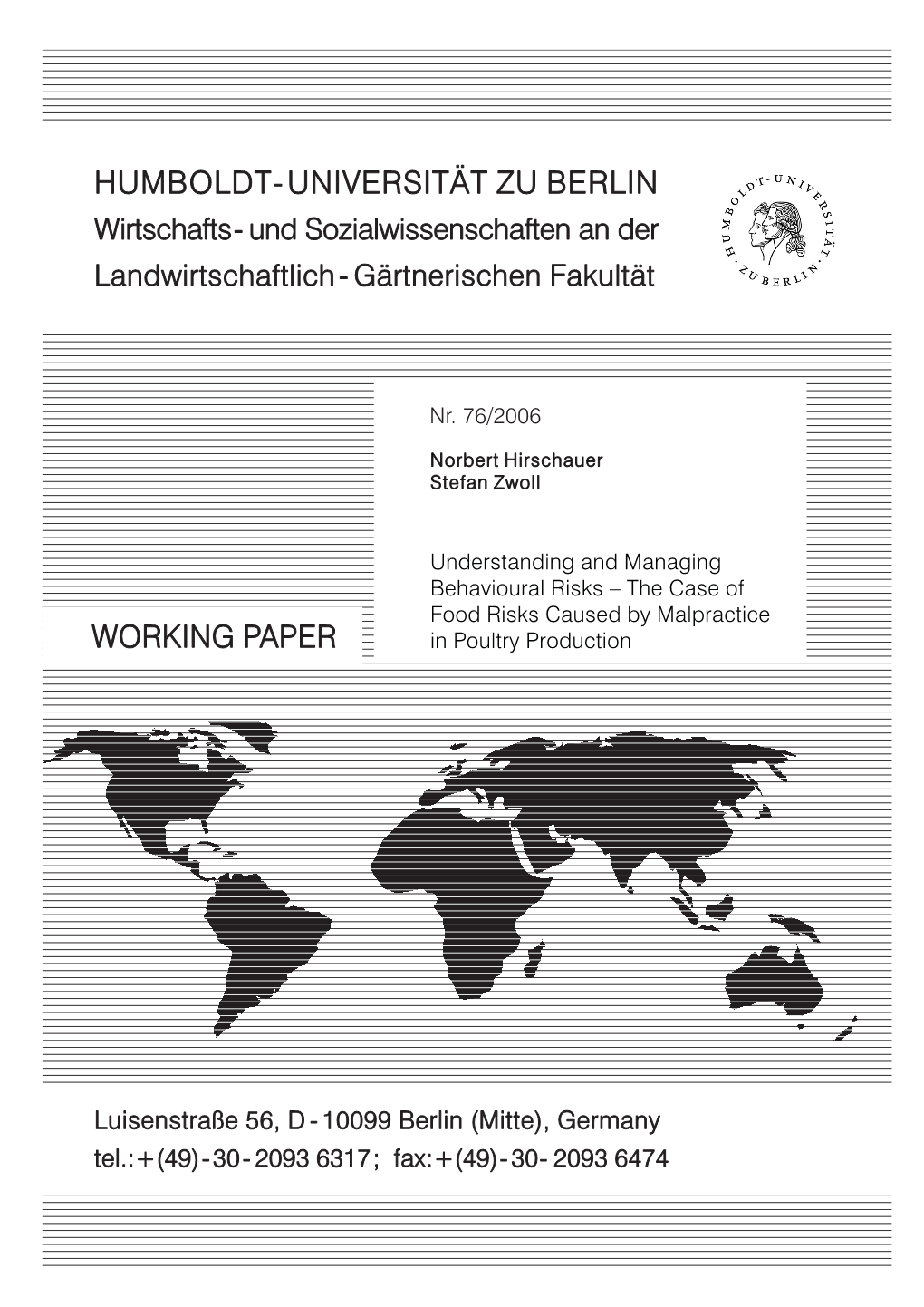 The Prevention of White-Collar Crime in the Food Sector. an Interdisciplinary Applied Research Approach