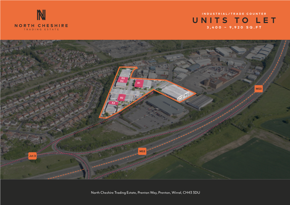 Units to Let 3,400 – 9,920 Sq.Ft