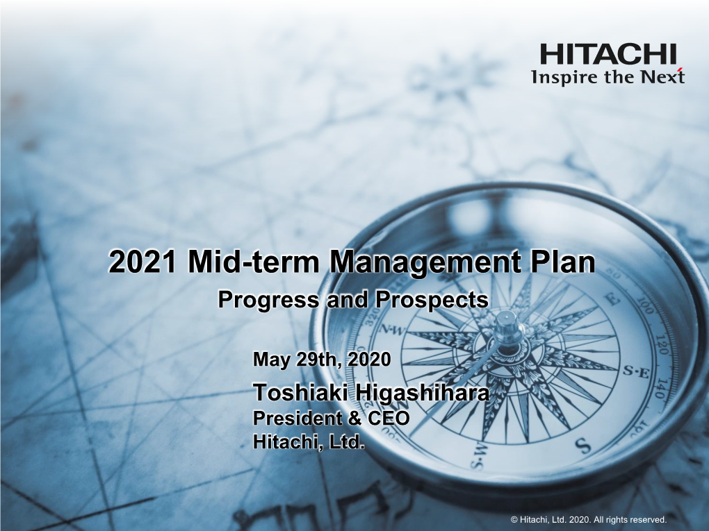 Progress of the 2021 Mid-Term Management Plan