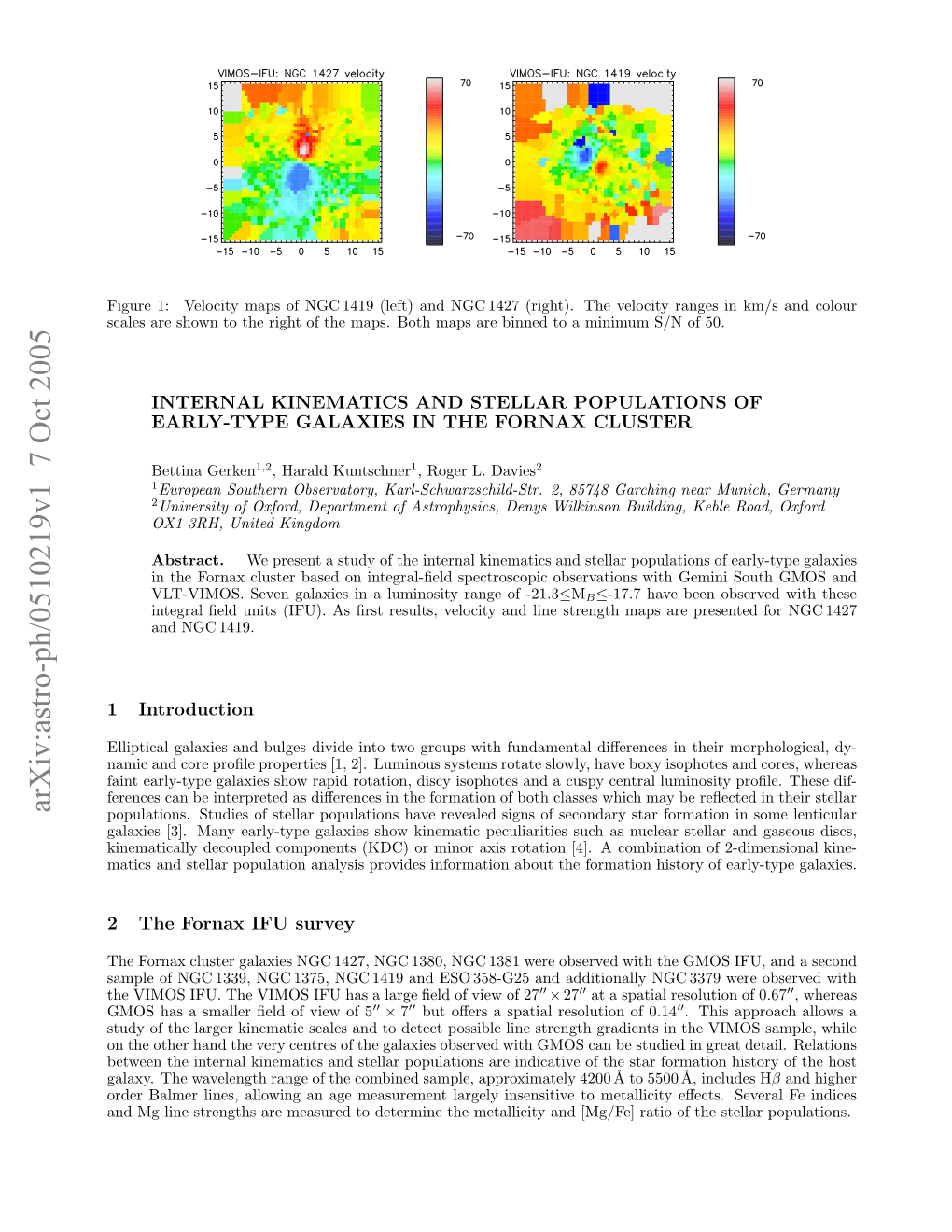 Arxiv:Astro-Ph/0510219V1 7 Oct 2005 Clsaesont H Ih Ftemp.Bt Asaebne Oa to Binned the Are Maps (Right)