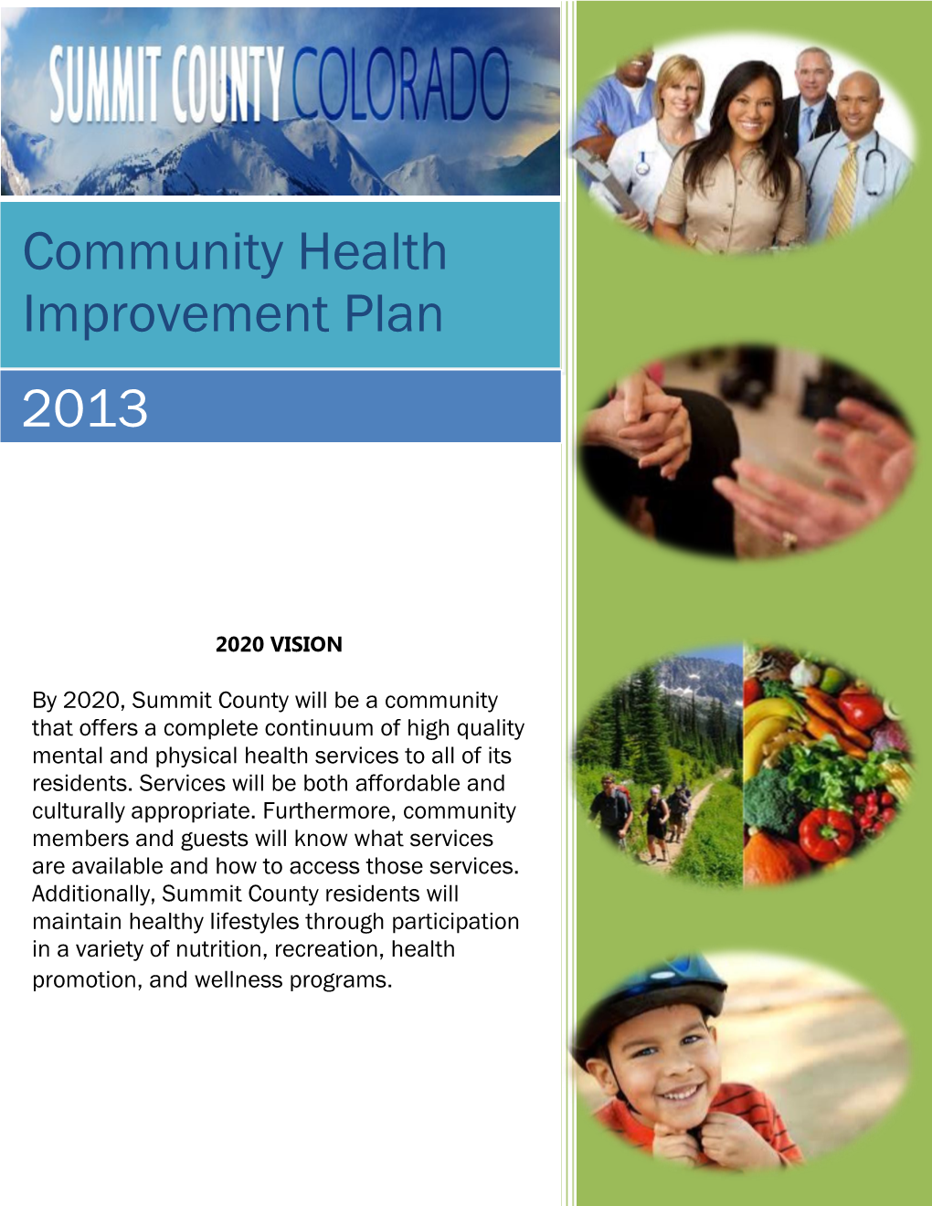 2013 Community Health Improvement Plan