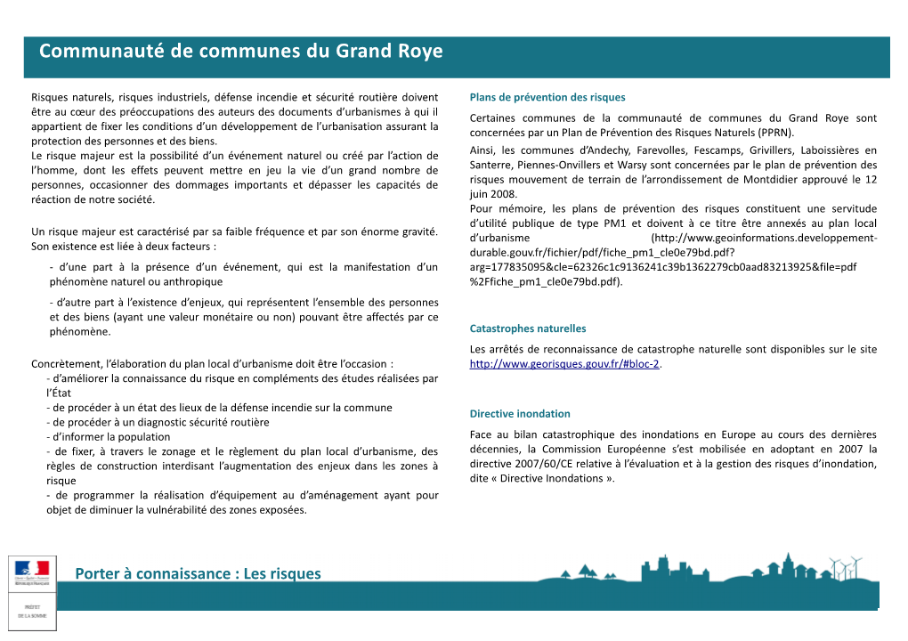 Communauté De Communes Du Grand Roye
