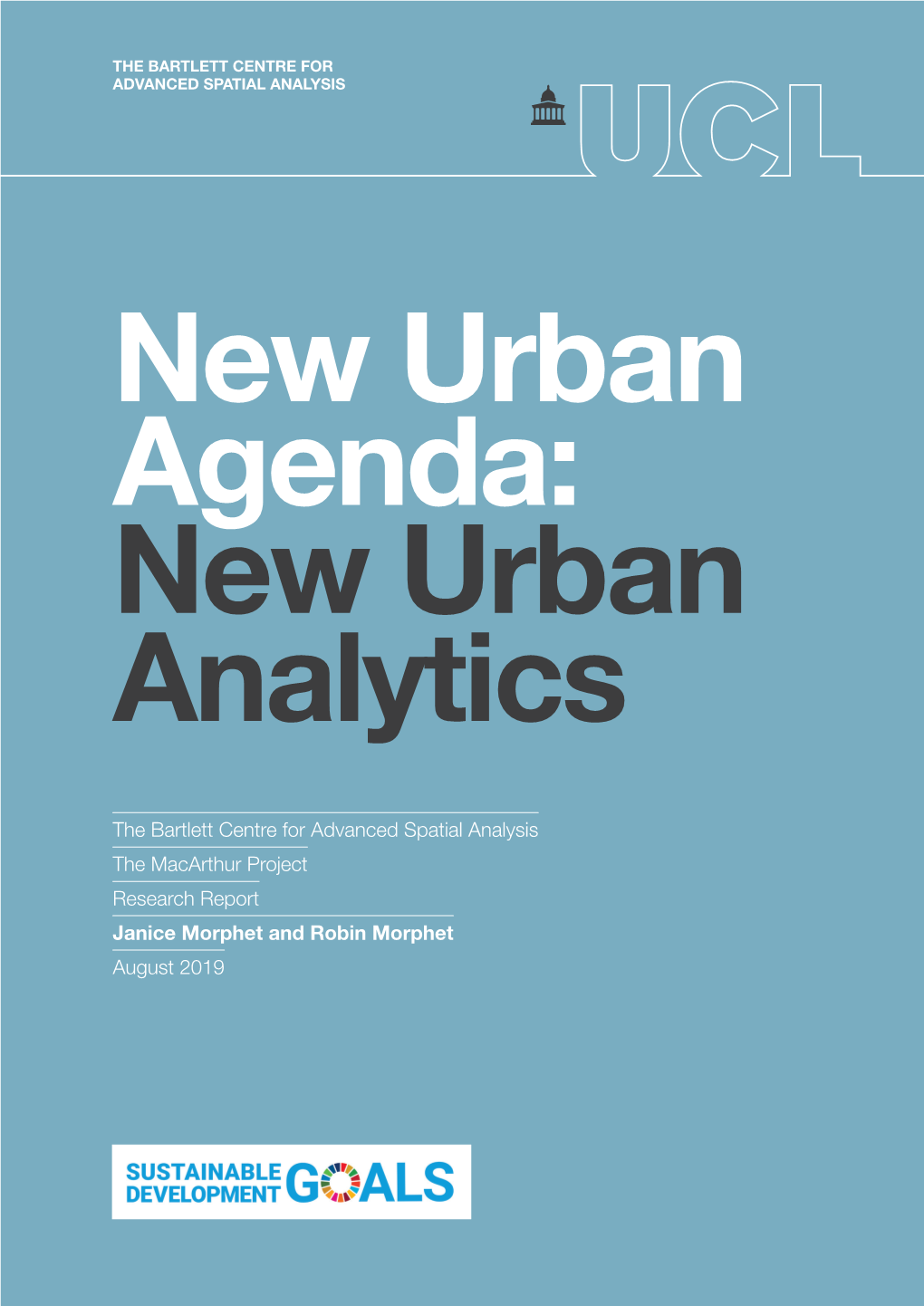 New Urban Analytics