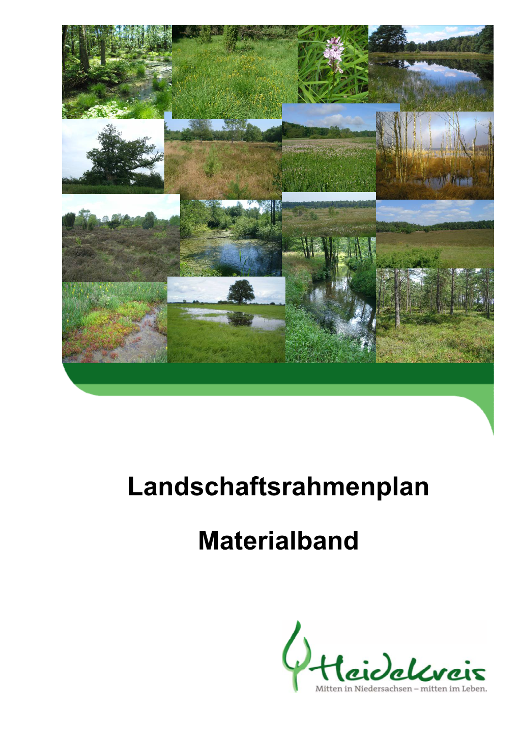 Landschaftsrahmenplan Materialband