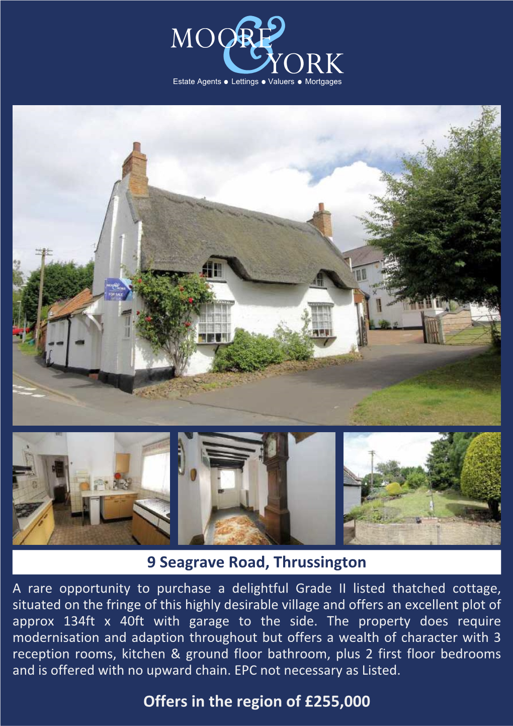 Offers in the Region of £255,000 9 Seagrave Road, Thrussington