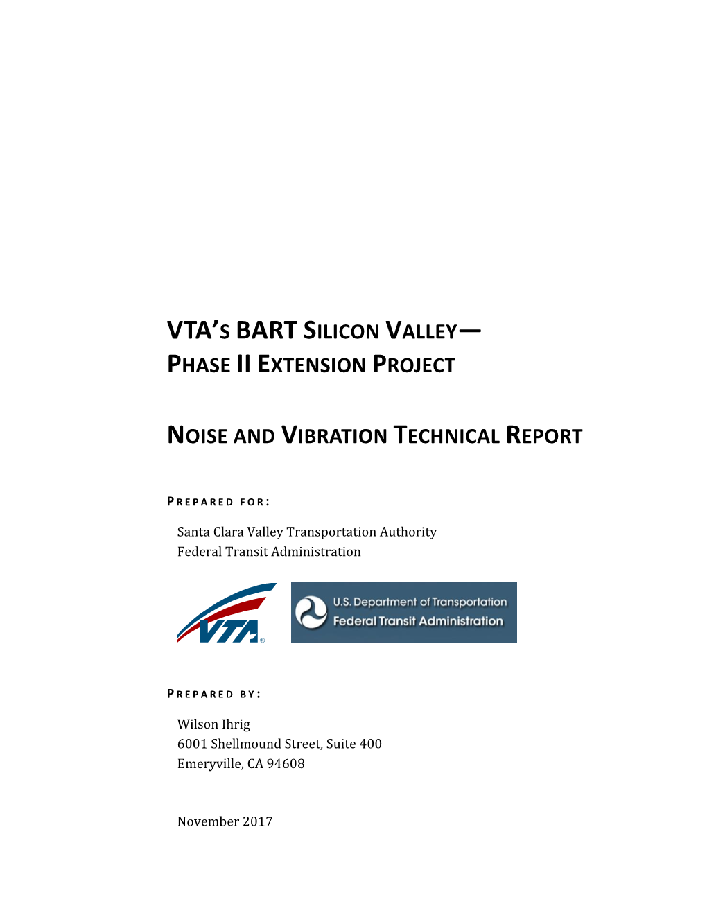Noise and Vibration Technical Report