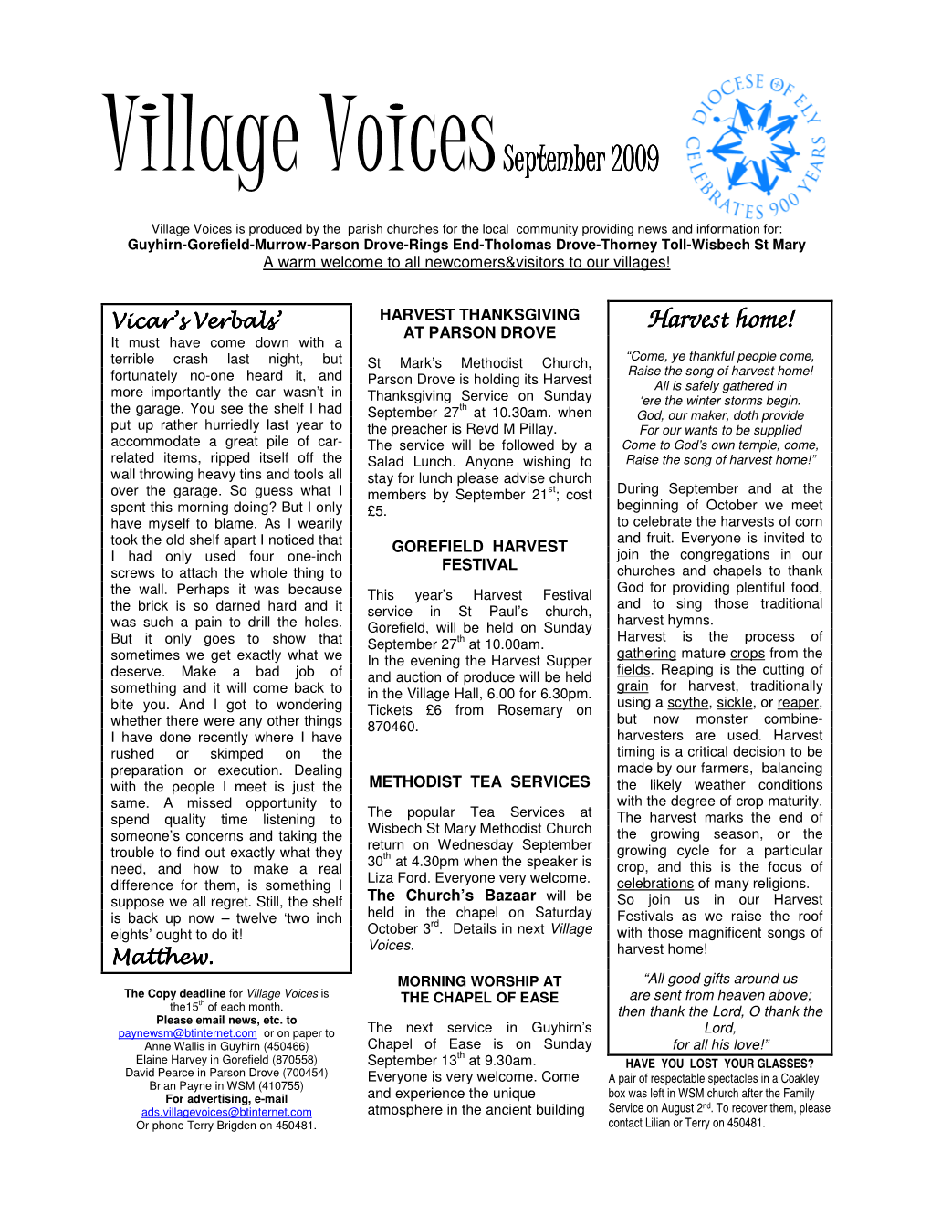 Village Voicesseptember 2009