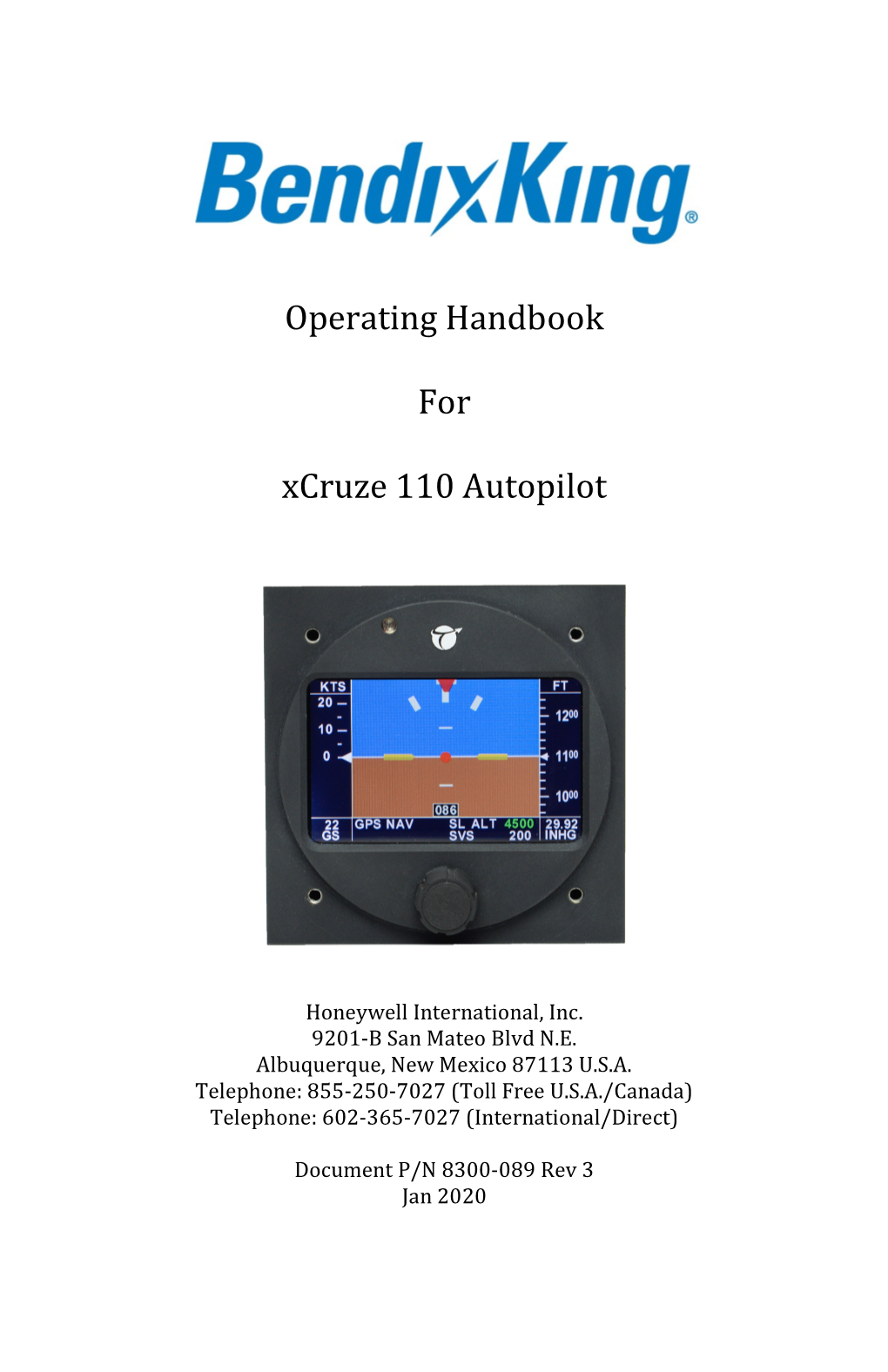 Operating Handbook for Gemini Autopilot