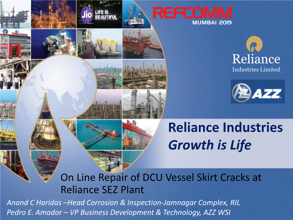 Reliance Industries Growth Is Life