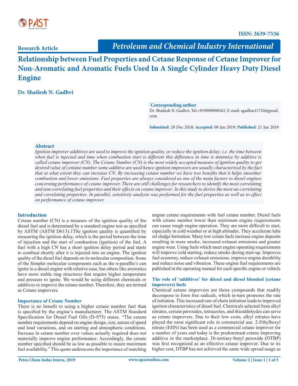 Petroleum and Chemical Industry International