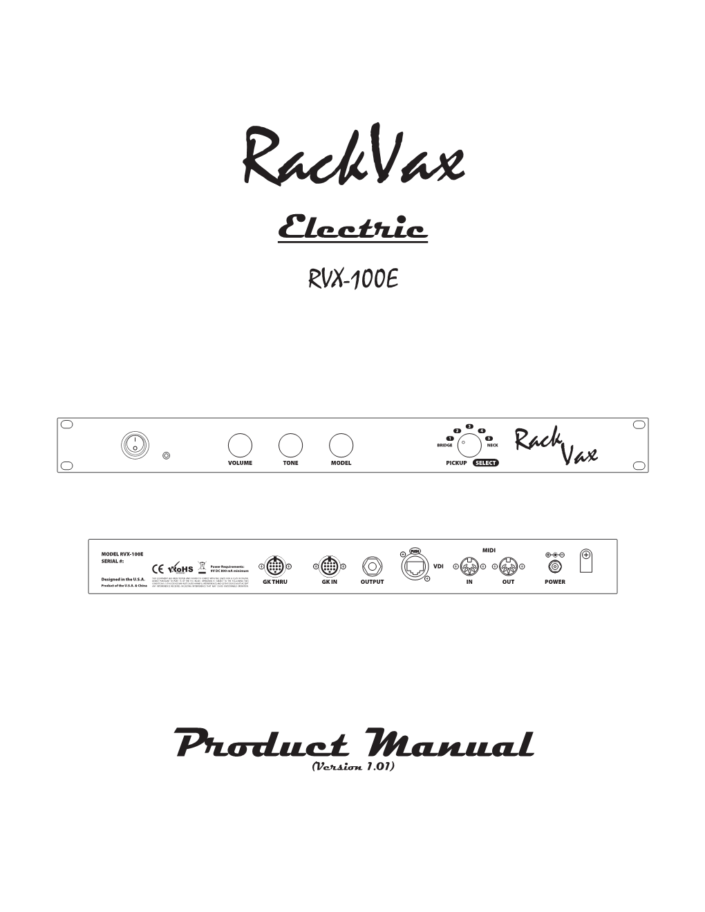 Product Manual (Version 1.01)