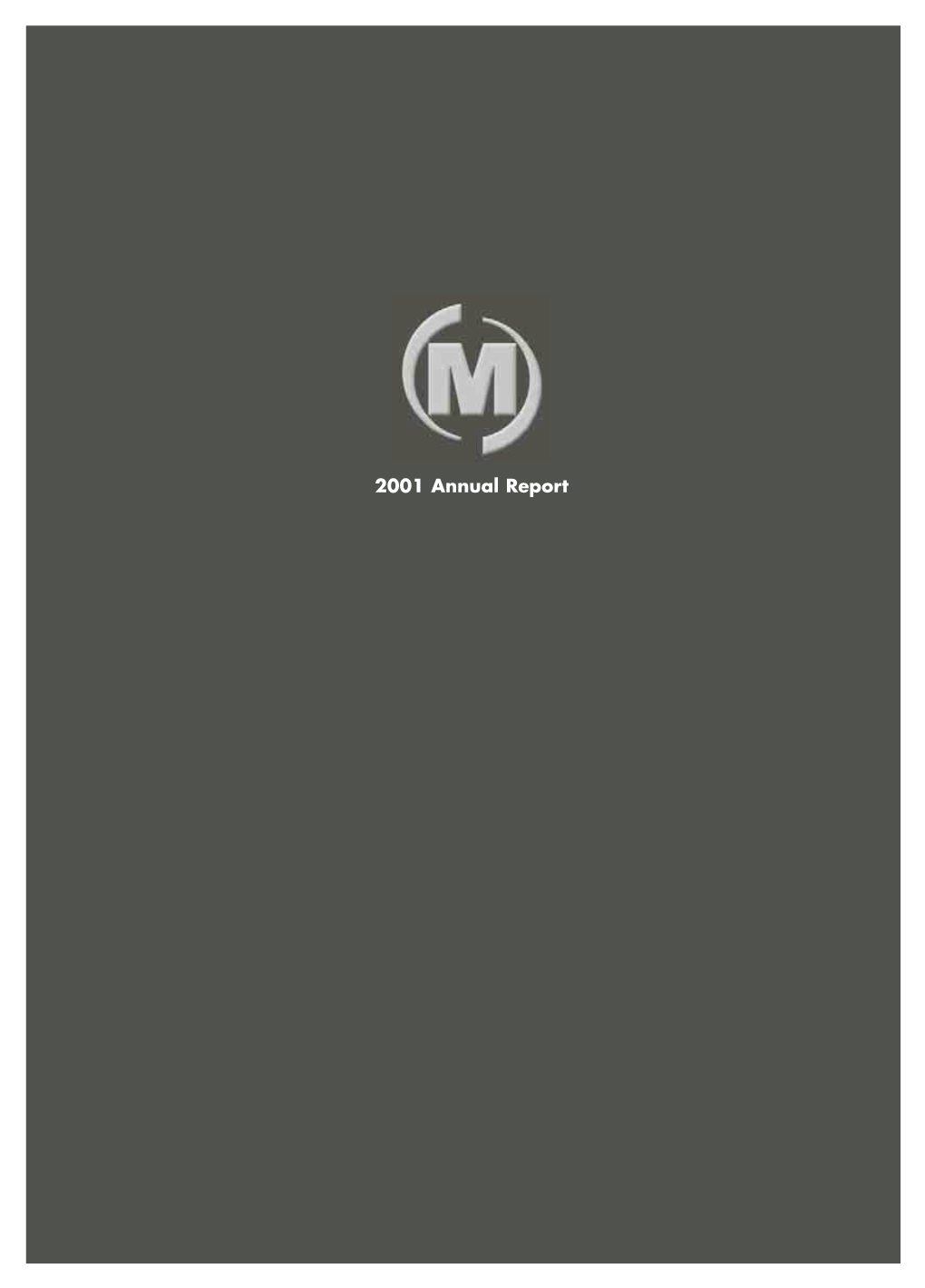 2001 Annual Report