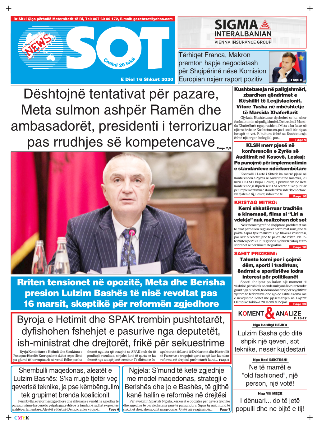 Dështojnë Tentativat Për Pazare, Meta Sulmon Ashpër Ramën Dhe Ambasadorët, Presidenti I Terrorizuar Pas Rrudhjes Së Kompetencave