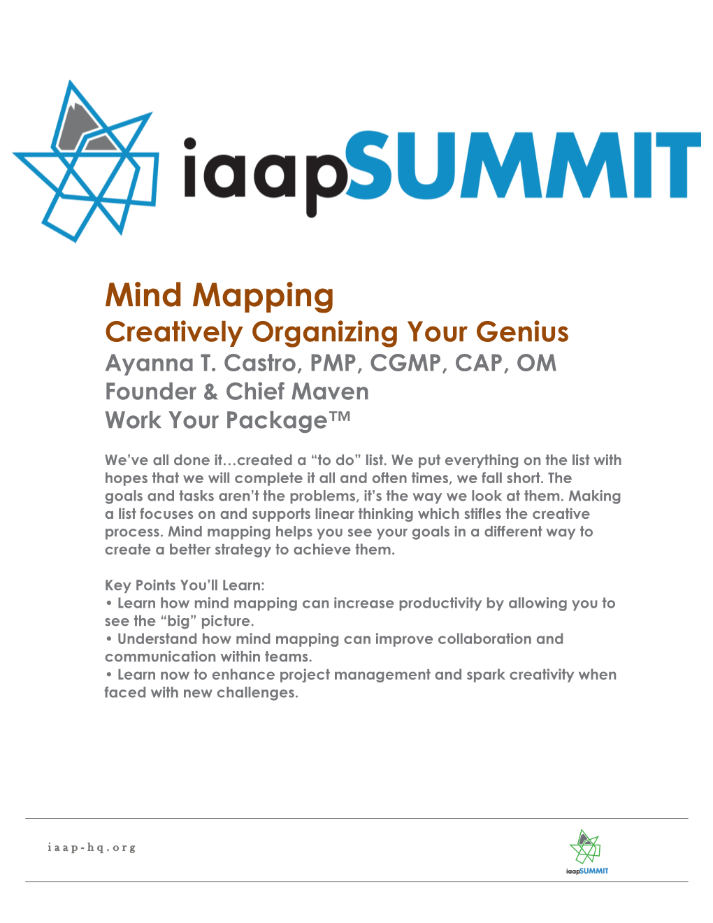Mind Mapping Creatively Organizing Your Genius Ayanna T
